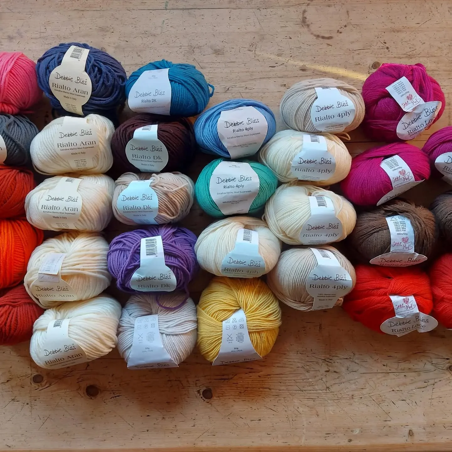 Don't forget our Raffle!  It's a great way to support us and to help us continue to distribute warm clothes and blankets to people who need them. And you'll get a chance to win this fabulous collection of Debbie Bliss Rialto yarns. 

It's just &pound