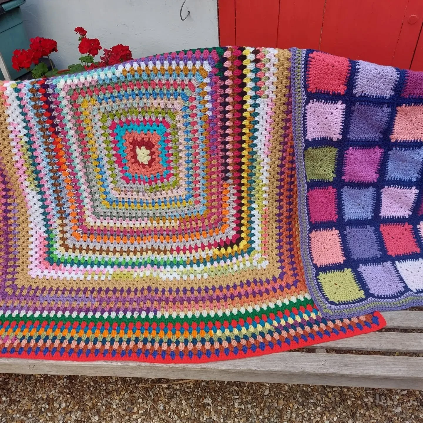 Susan in Lingwood sent us these colourful crocheted blankets. We always enjoy a big granny square.  They will bring a smile wherever they go. 

Thank you, Susan. 

These are our Crochet of the Day!

#crochetoftheday #Crochet #yarnlover #charity #croc