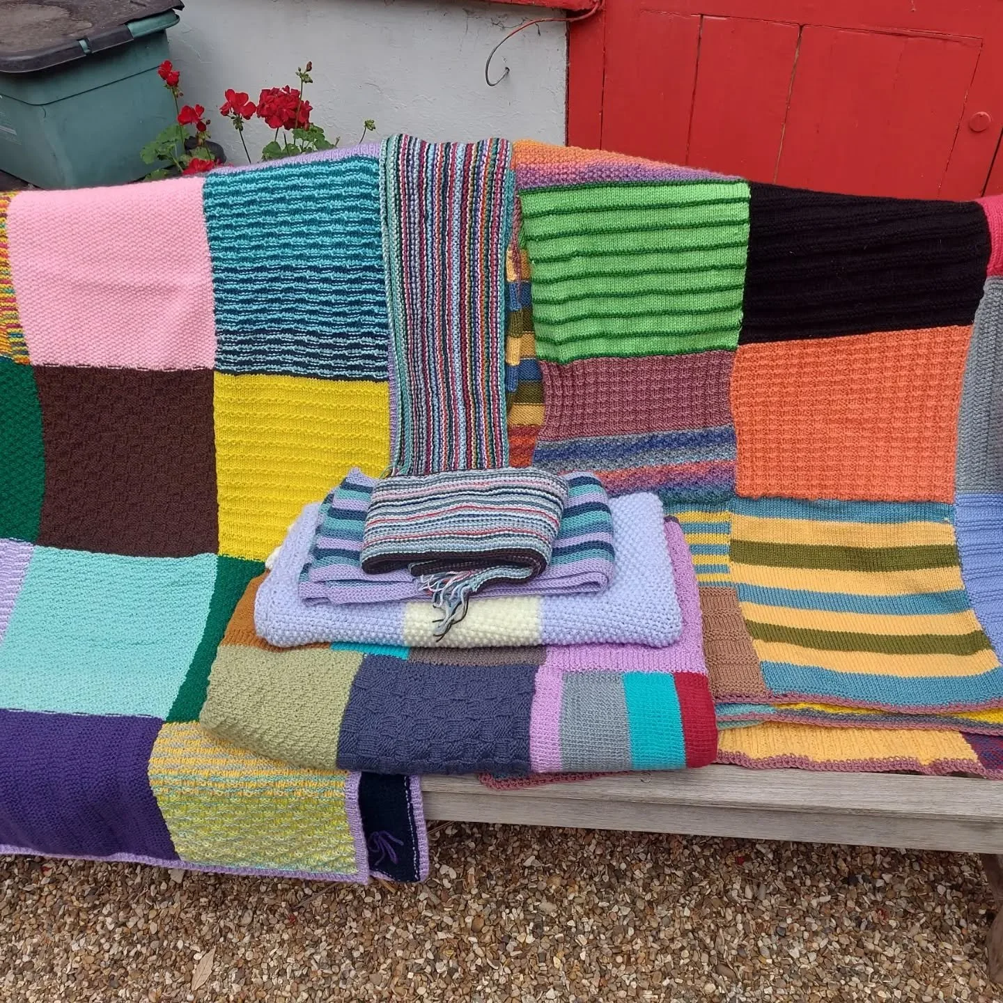 Some of the ladies from Durning Library Knitting Group visited us a few days ago and brought a huge collection of lovely things for us.  We love all the bright colours and the variety of styles in this generous donation.

Thank you, Durning Library! 