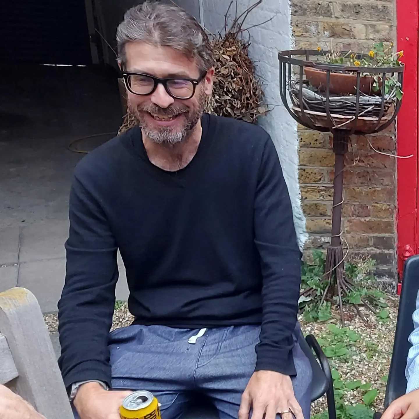 This is David. He may look like a mild-mannered Director of Charities Advisory Trust (CAT), the parent charity of Knit for Peace, but he is hiding a superpower. 

Tomorrow morning, when you are waking up in the comfort of your bed, David will already