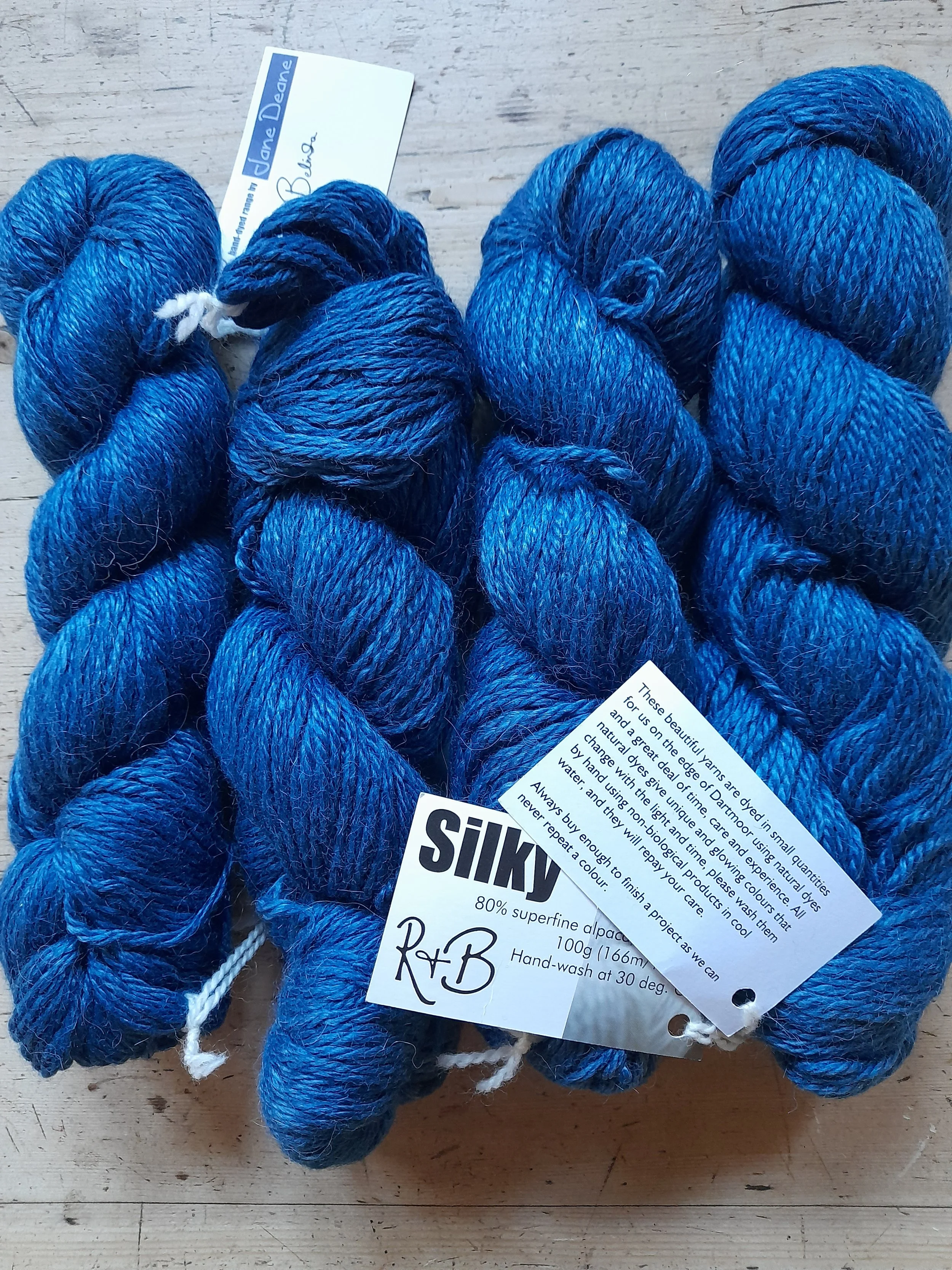 R&B Ruth & Belinda Silky Superfine Alpaca and Silk blend 400g