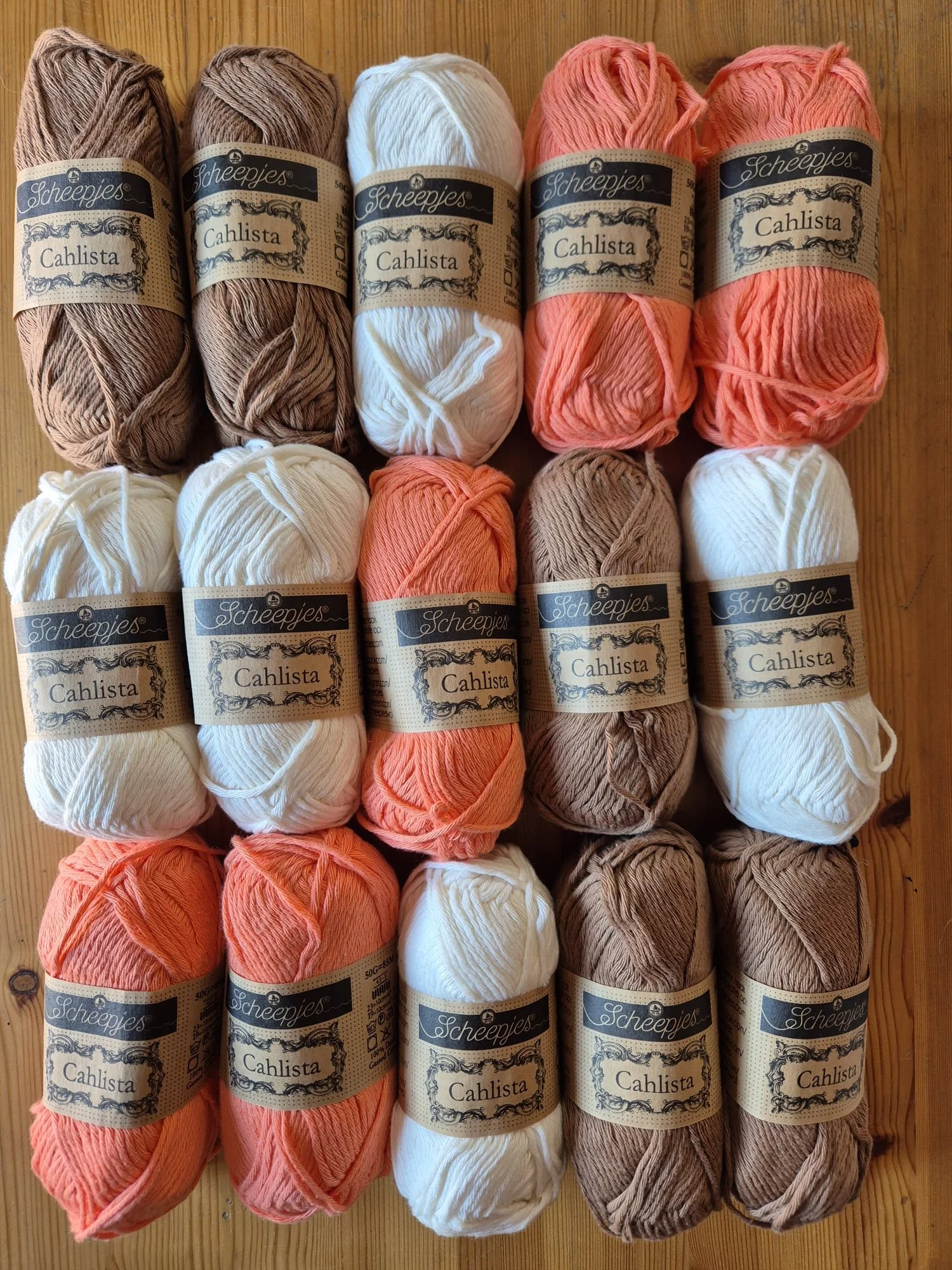 Scheepjes Cahlista 100% Cotton Aran mixed batch 750g
