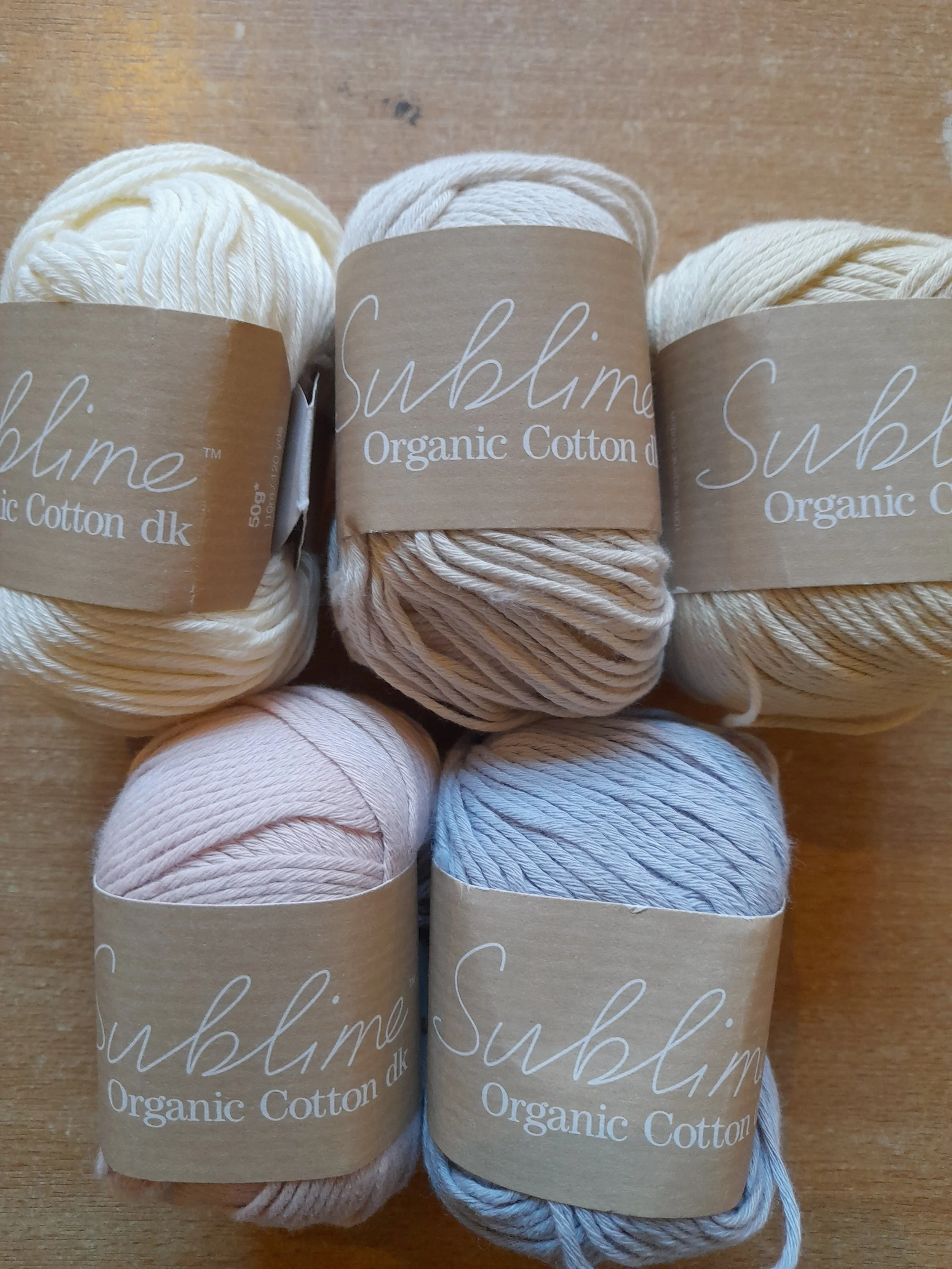 Sublime by Sirdar Organic Cotton DK double knit 250g