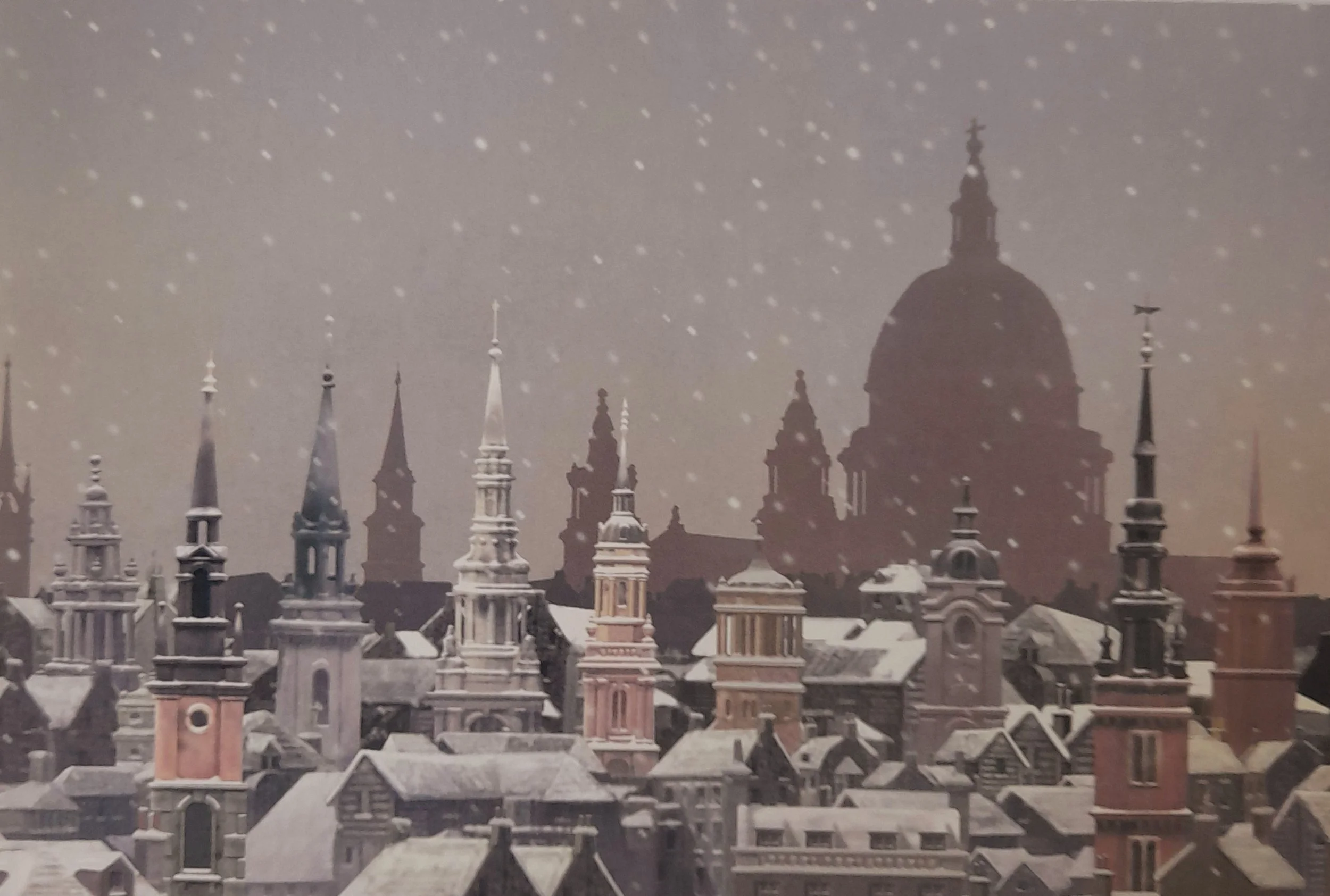 CH4 Wren's Spires pack of 10 medium Christmas Cards Christmas Hamper