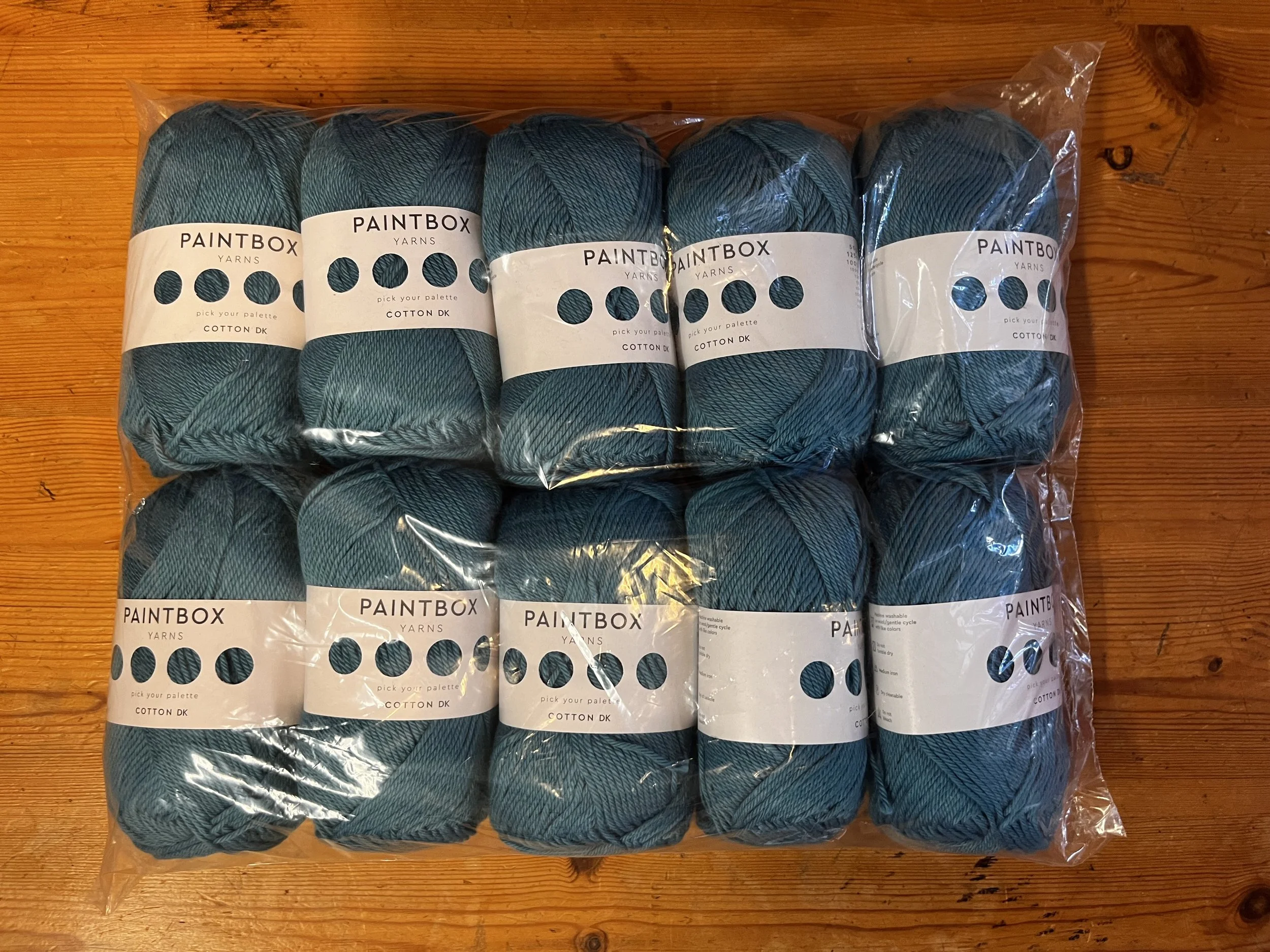 Paintbox 100% Cotton Double Knit DK in Teal 500g