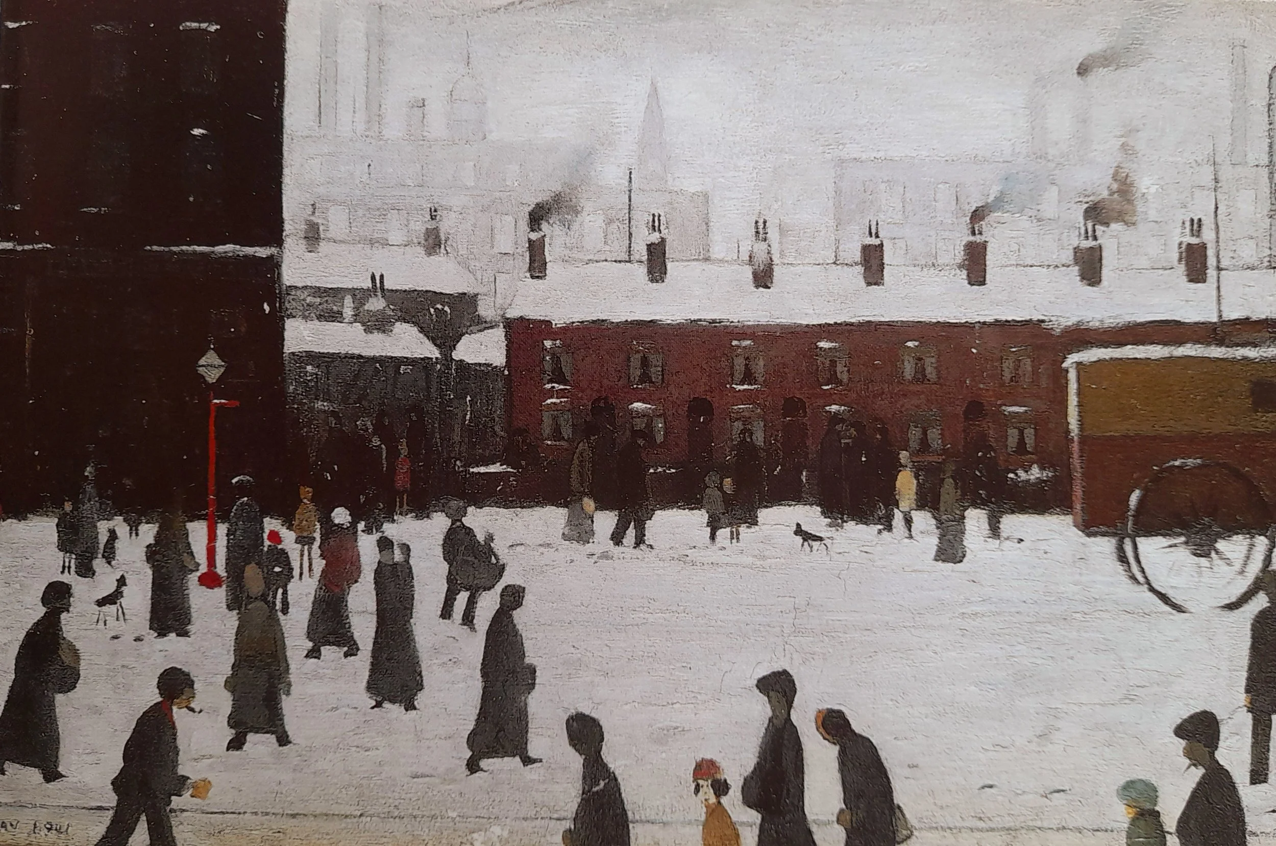 Snowy Street Scene pack of 10 Blank Greetings Cards