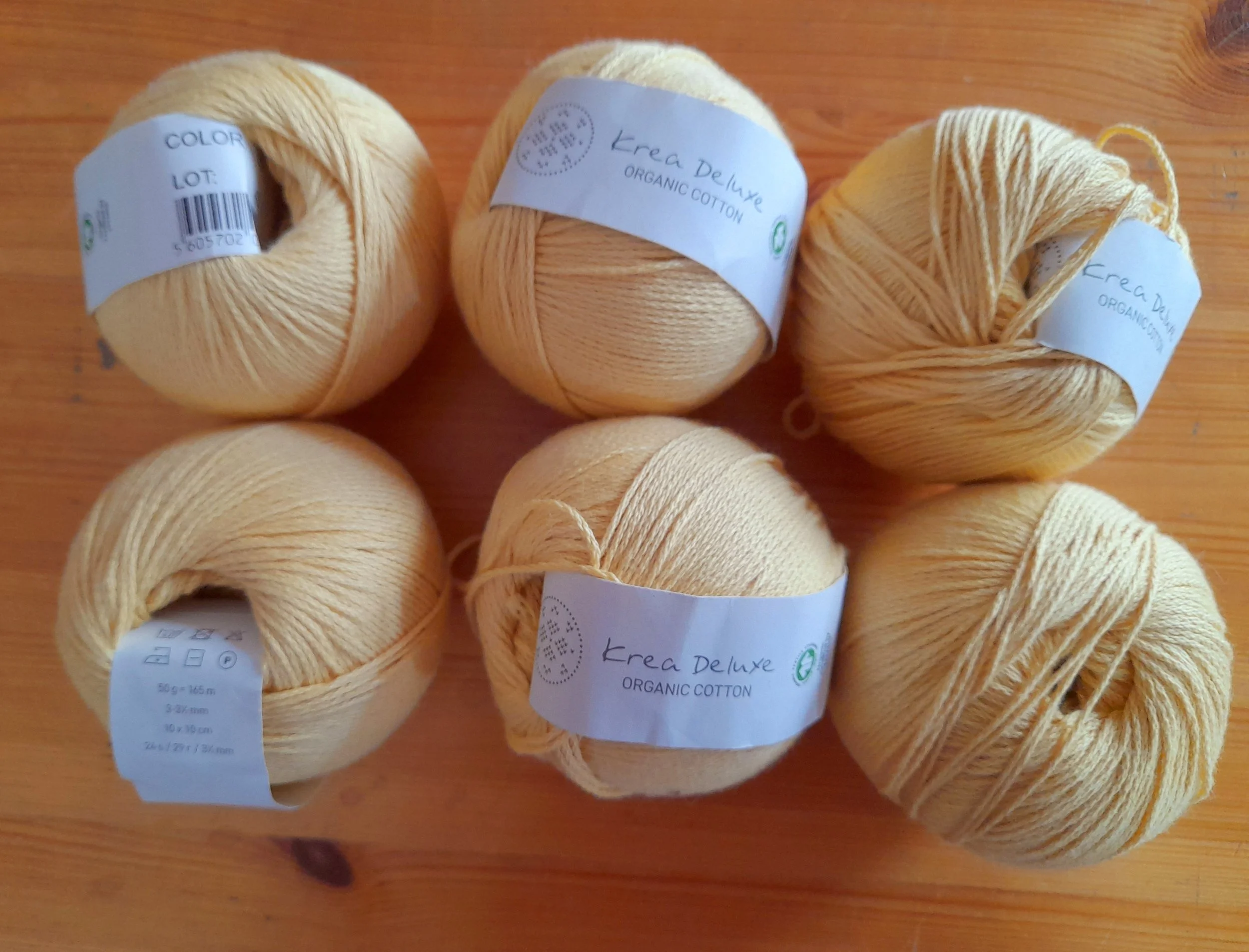 Krea Deluxe Organic Cotton in buttermilk 300g