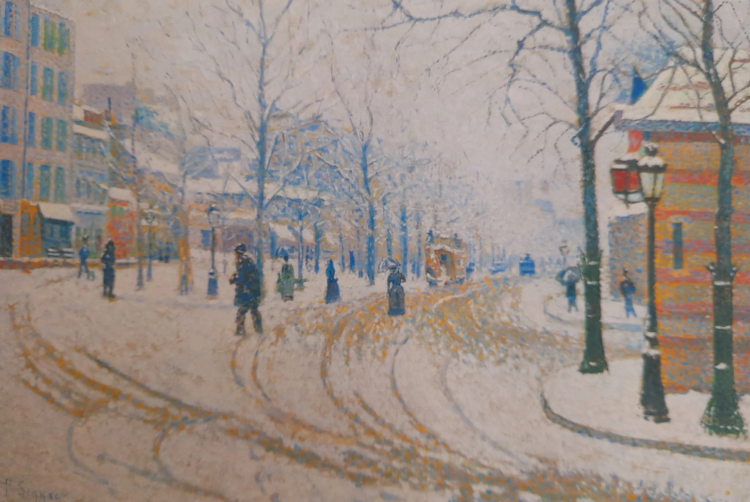 MDU7 Boulevard de Clichy 1886 pack of 10 medium Christmas Cards Museum Development