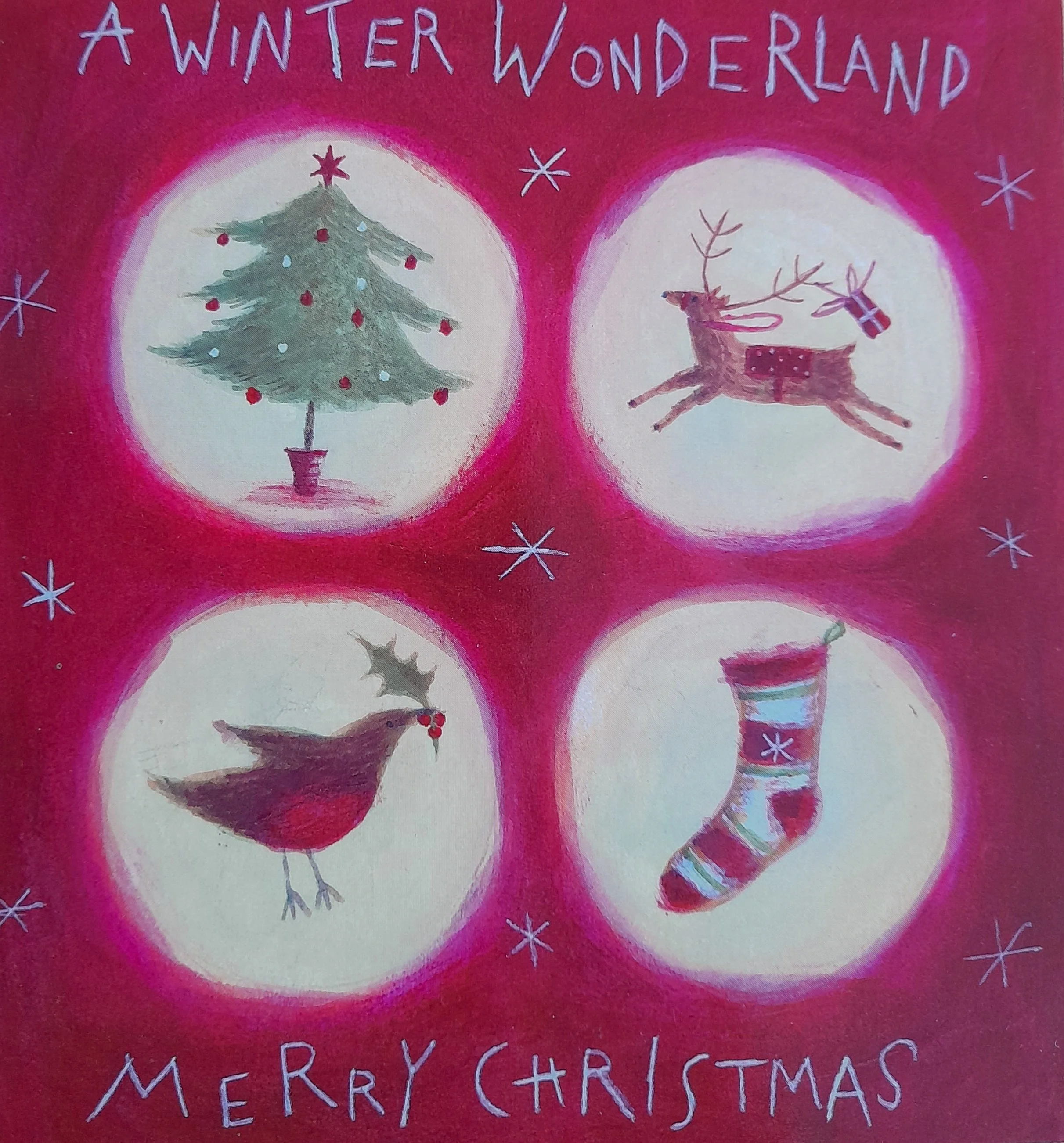 HR7 Winter Wonderland pack of 10 Christmas Cards Help for Refugees.