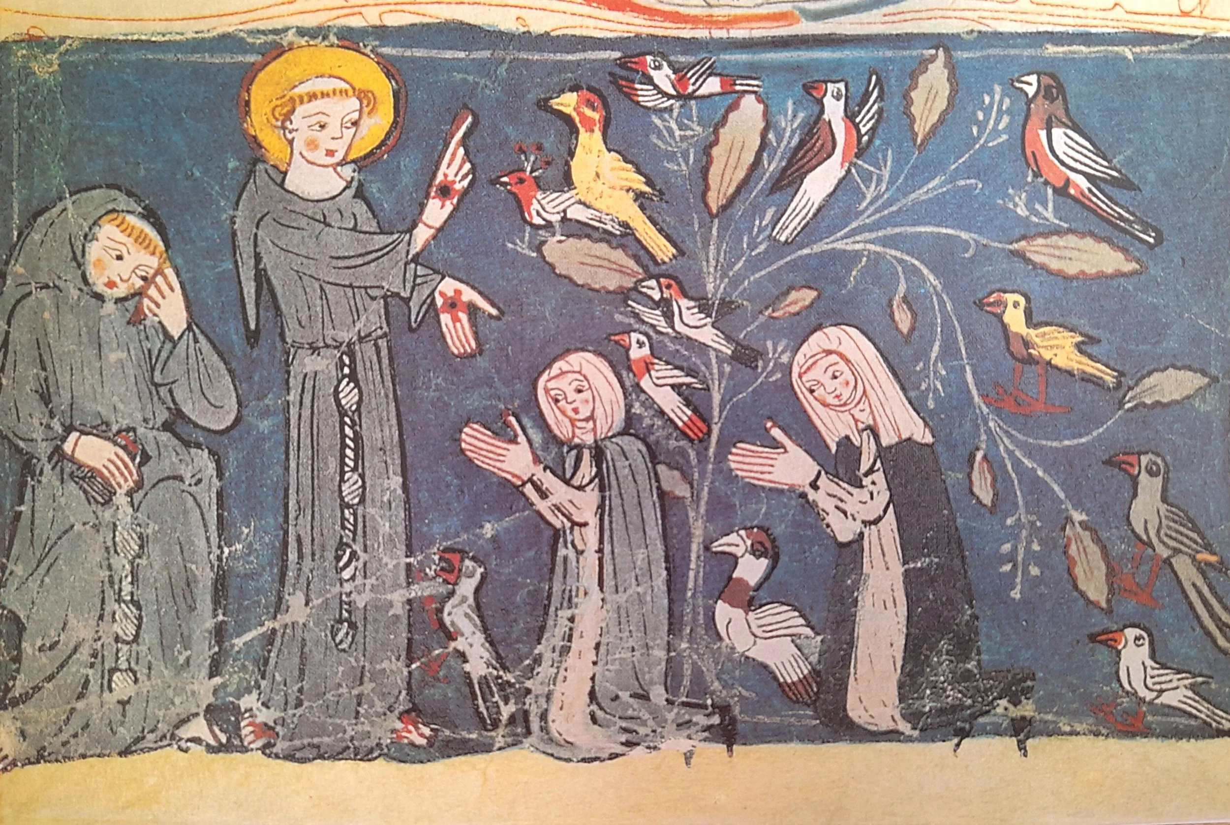 MDU23 St Francis pack of 10 medium Christmas Cards Museum Development