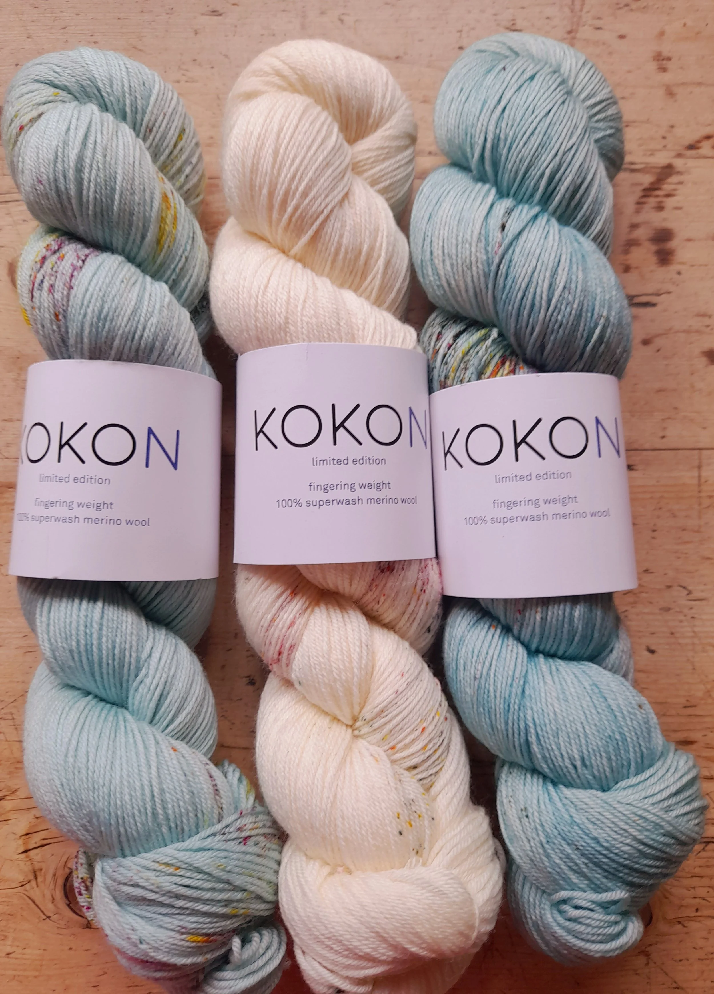 Kokon Limited Edition Fingering Weight Merino Wool 300g.