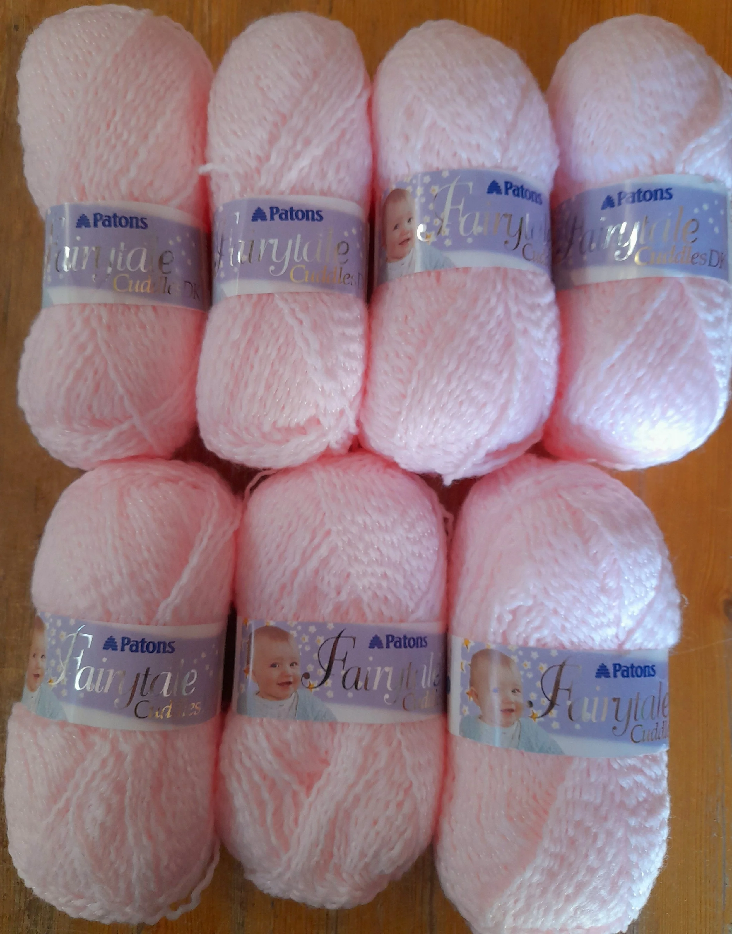 Patons Fairytale Cuddles Baby Double DK in Pink 350g