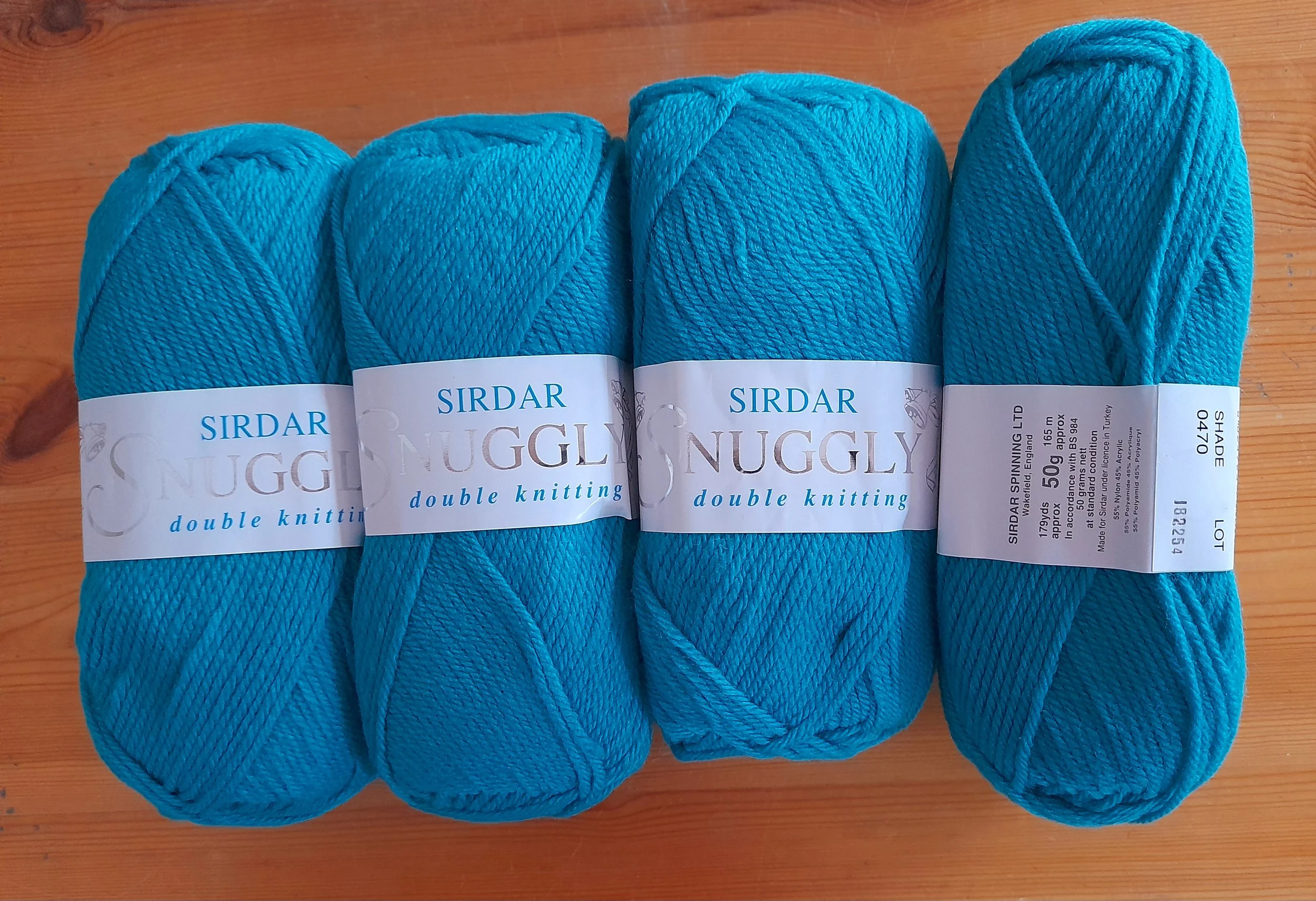 Sirdar Snuggly Baby DK double knit in blue 200g