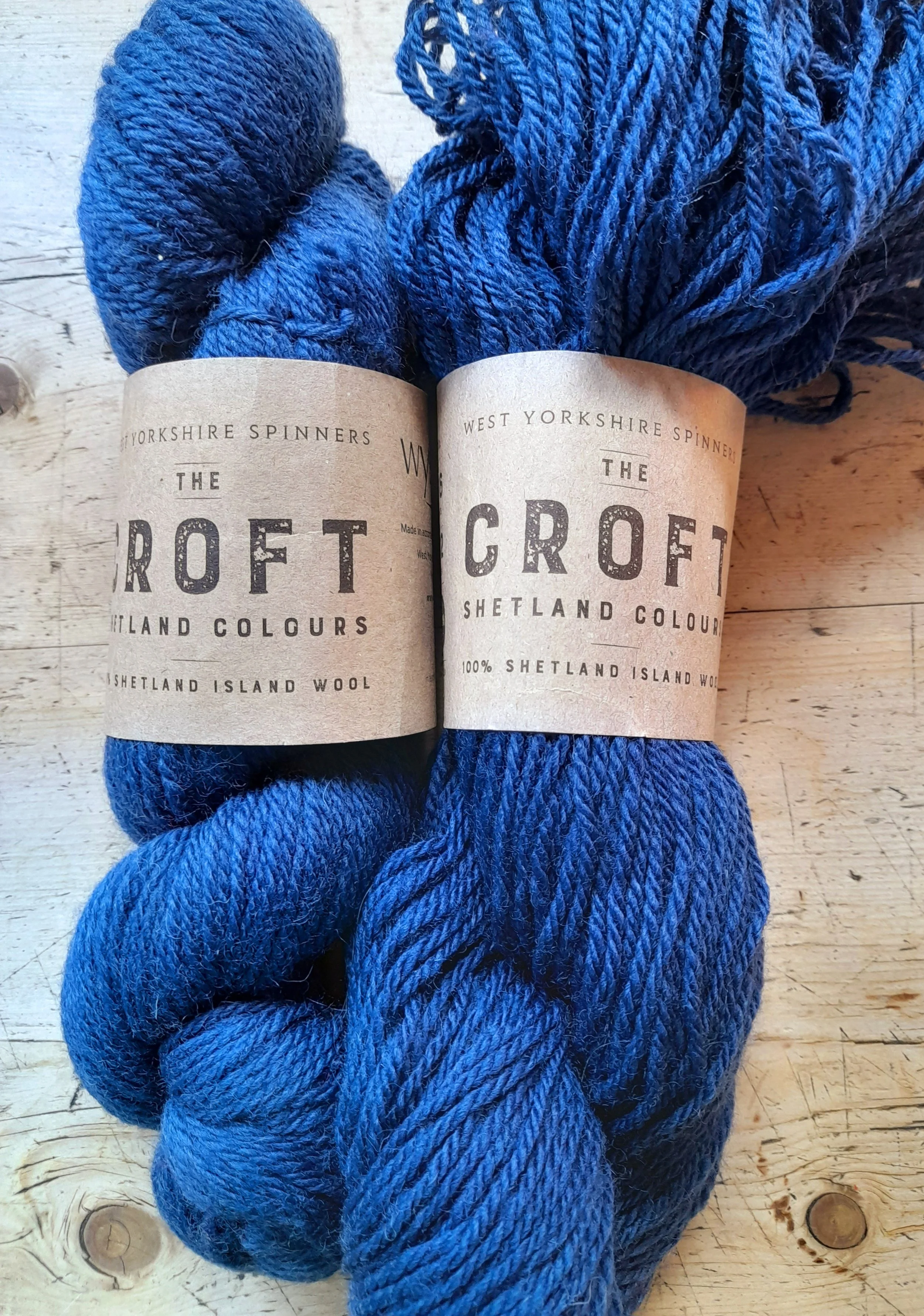 WYS West Yorkshire Spinners Croft Aran blue 200g