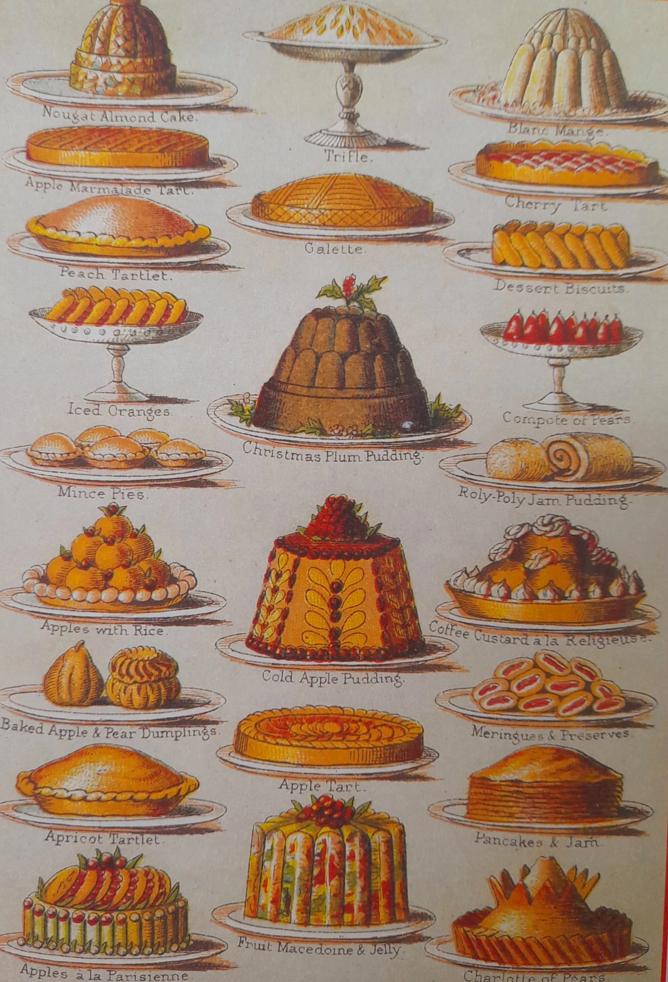 MDU2 Mrs Beeton's Pudding pack of 10 medium Christmas Cards Museum Development