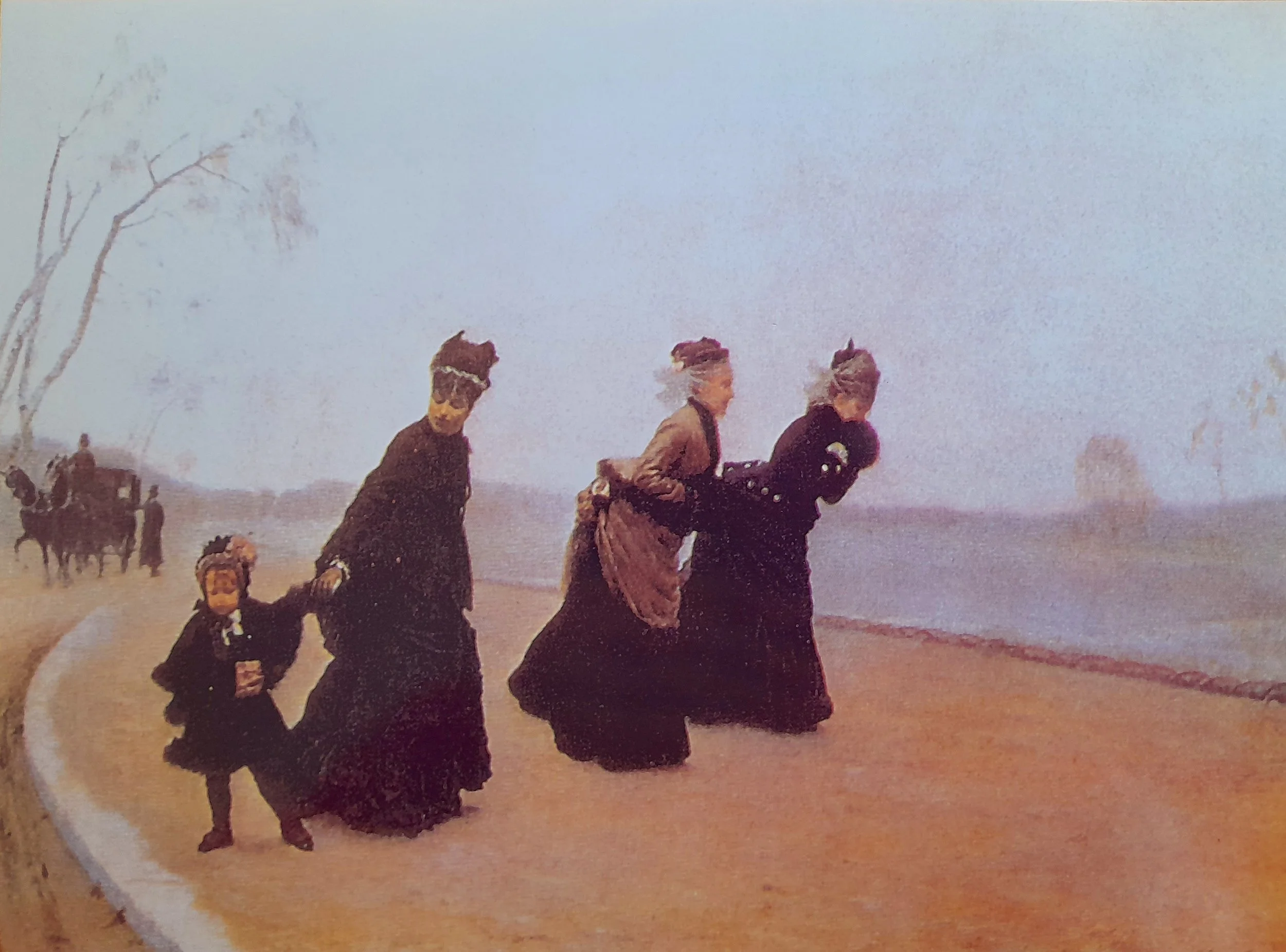 Winter Chills pack of 5 large blank Greetings Cards