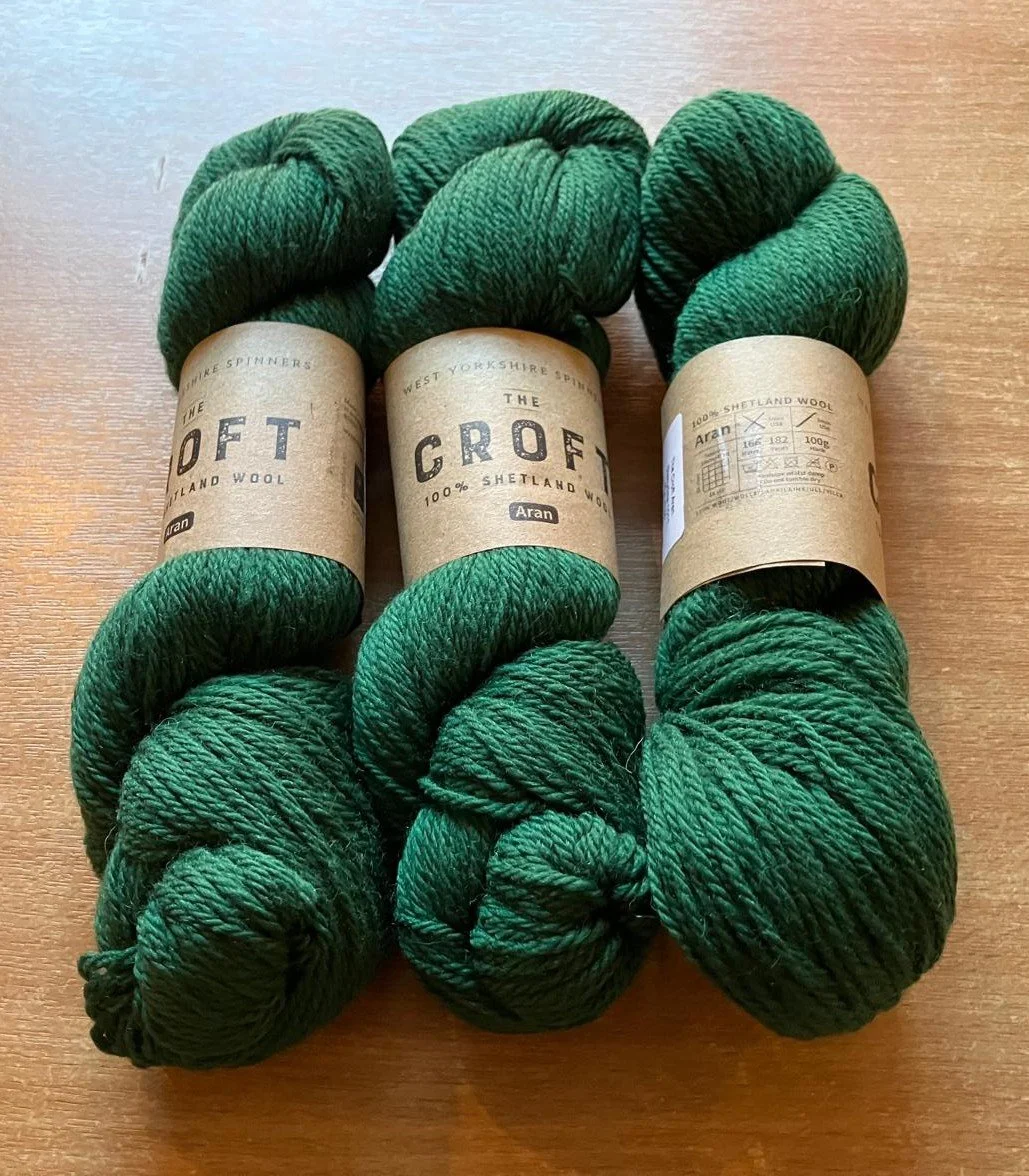 WYS West Yorkshire Spinners Croft Aran 300g green