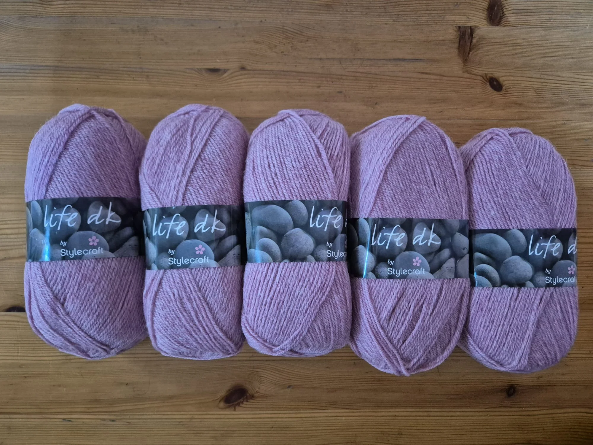 Stylecraft Life DK double knit in pale purple 500g