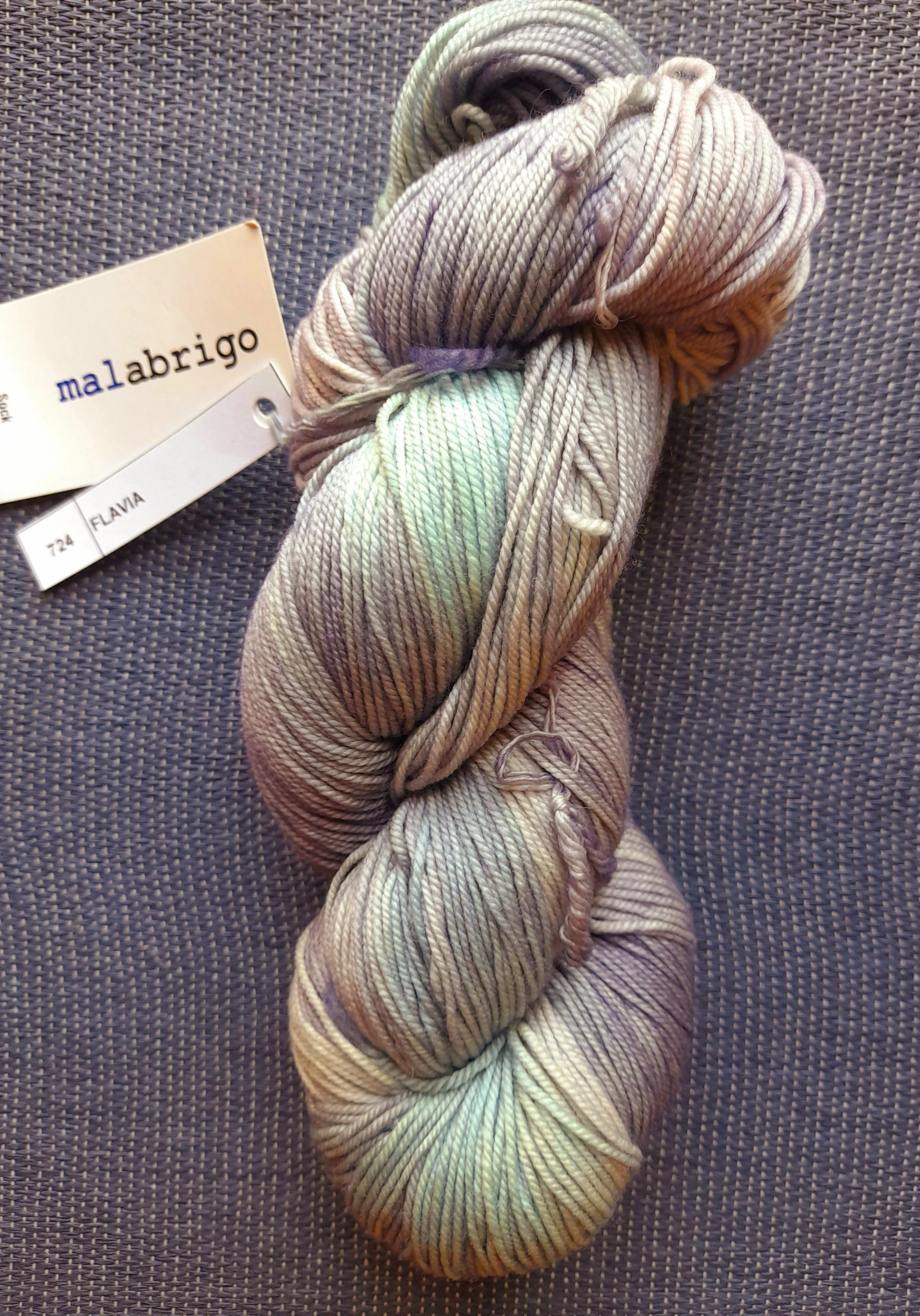 Malabrigo Sock Yarn 100% Superwash Merino Flavia 100g