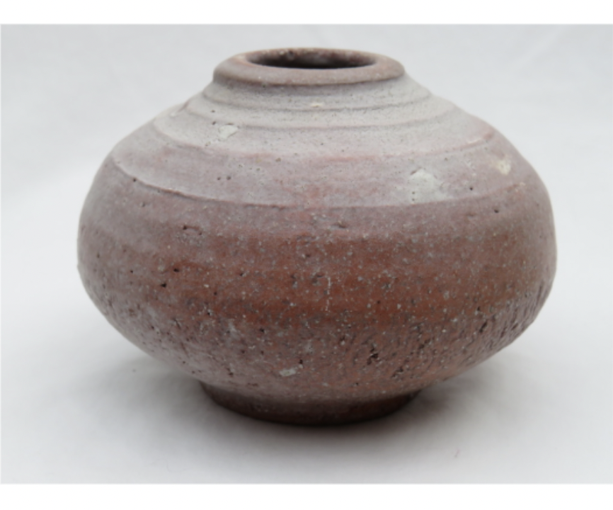Raku small local clay vase