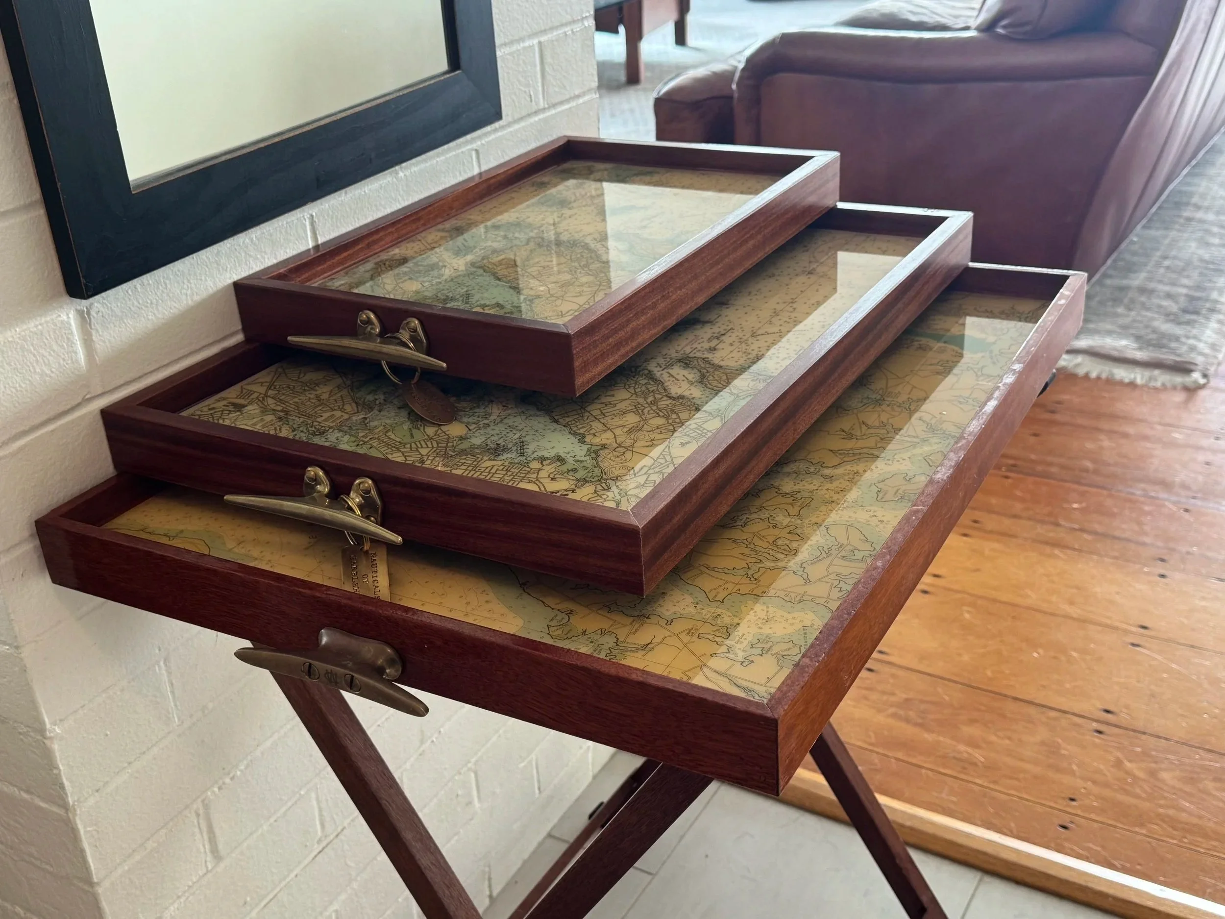 Nautical Chart Tray