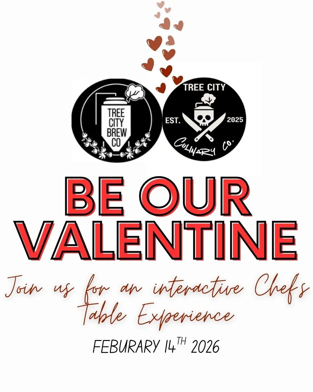 Valentine's Day Chef's table interactive experience