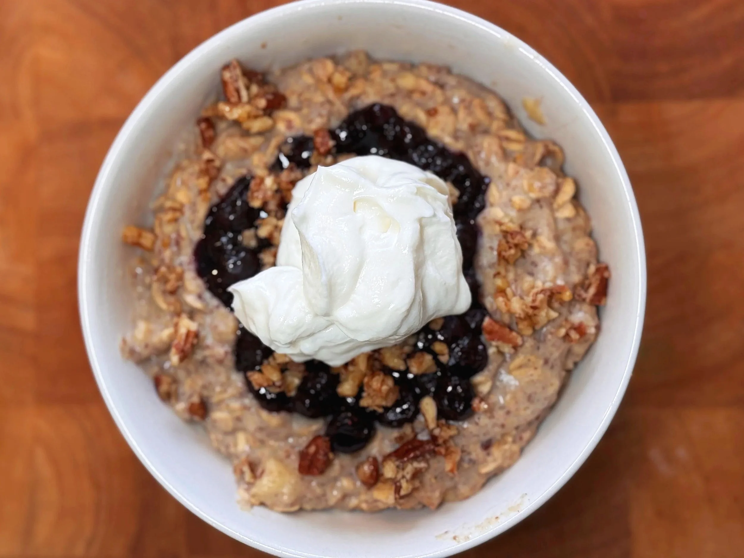 Blueberry Pie Oatmeal