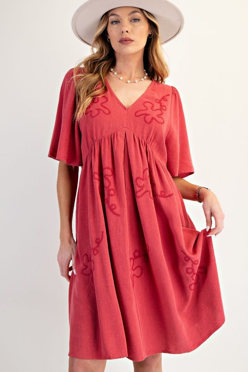 Raspberry Bloom Dress
