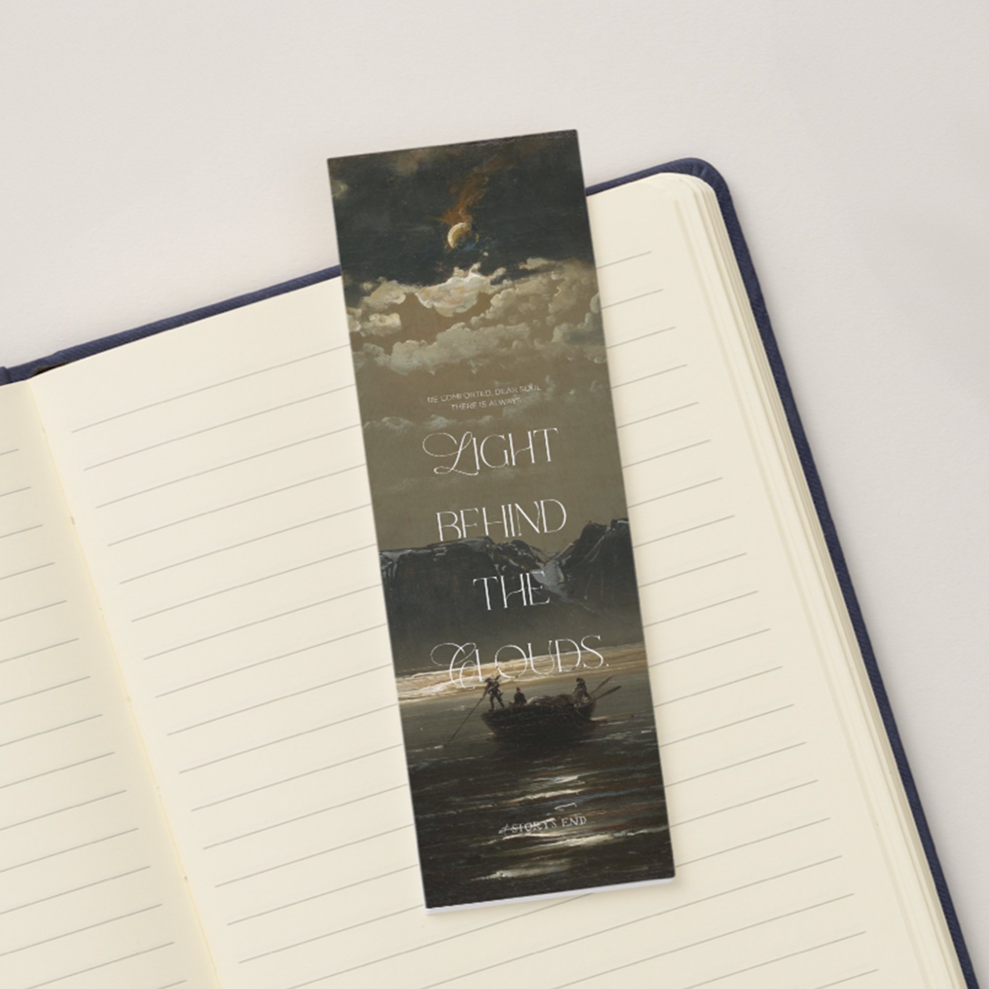 Light Behind the Clouds Bookmark (Printed)