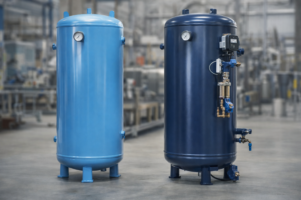 ERP vs Standard Air Receivers: Key Differences