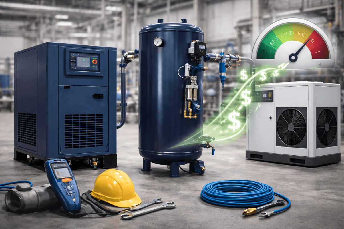 Lowering Energy Costs in Compressed Air Systems