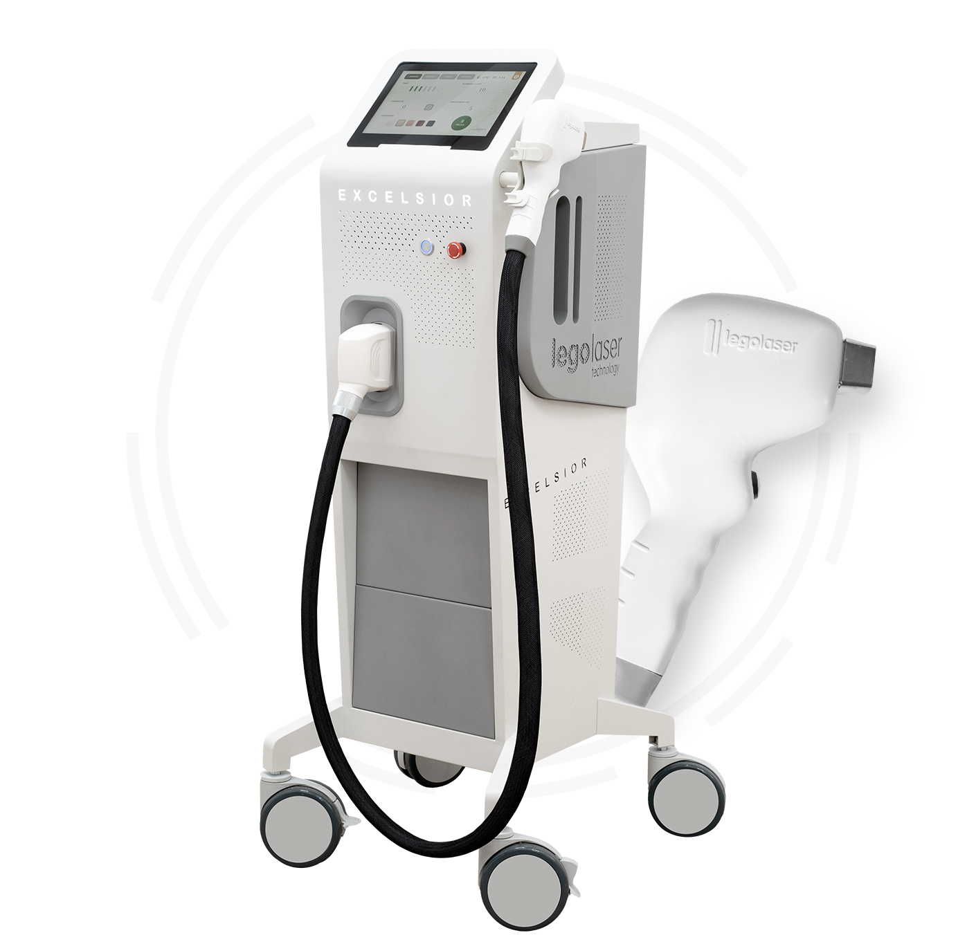 Diodenlaser Excelsior für dauerhafte Haarentfernung beim Mann