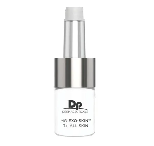 Hautpflegeprodukt in einer Flasche mit Sprayaufsatz, Marke DERMACEUTICALS, MG-EXO-SKIN.