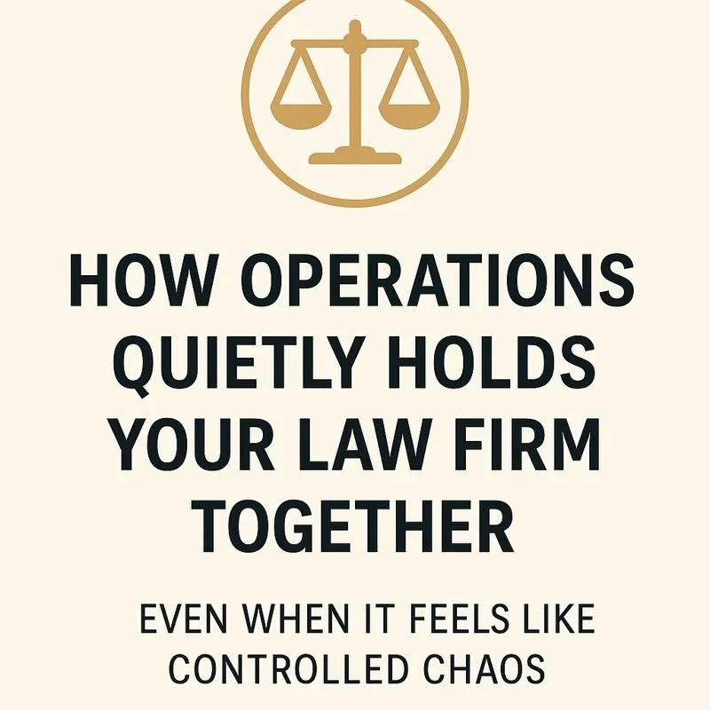 How Operations Quietly Holds Your Law Firm Together 