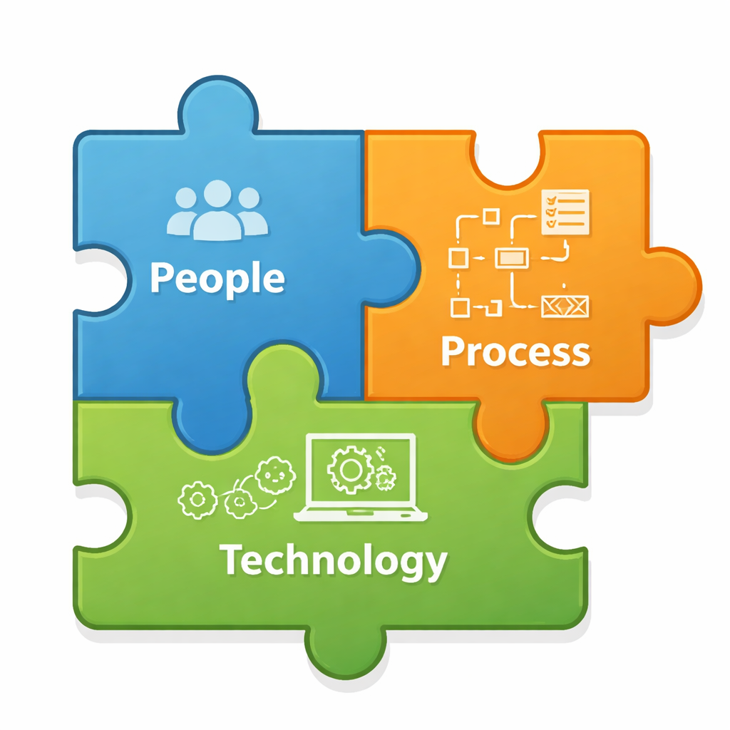 Understanding of How Technology, Processes, and People Interconnect to Create Operational Leverage