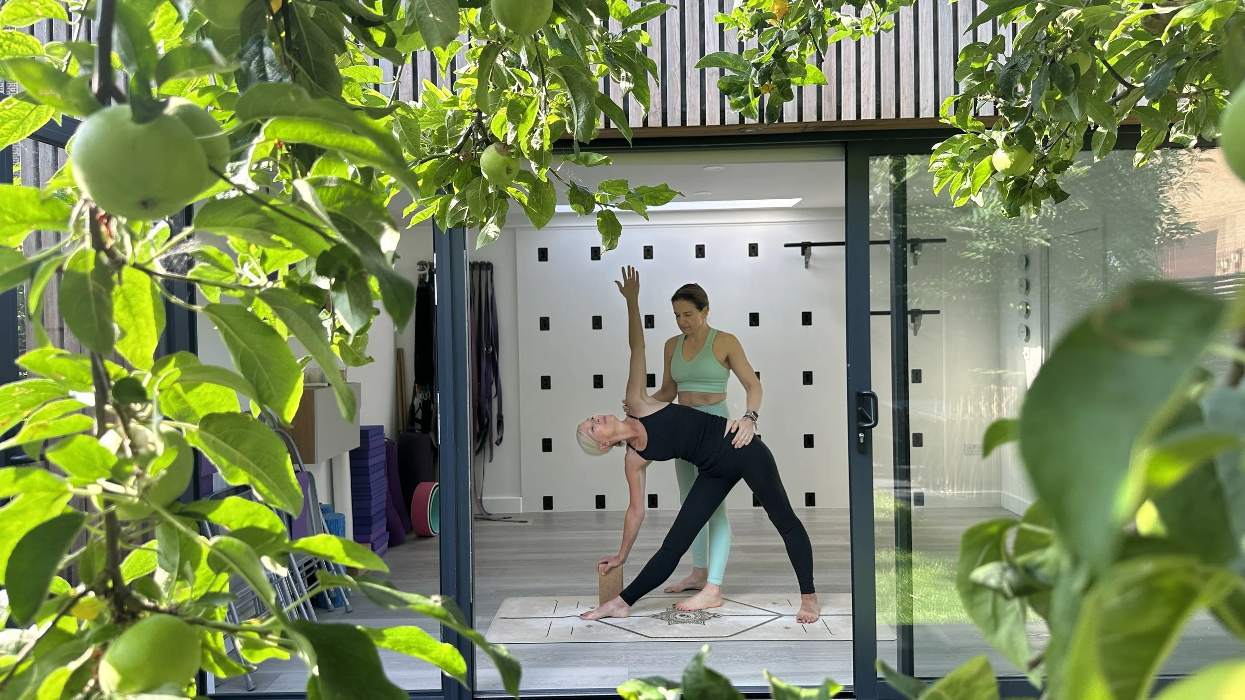 Triangle Yoga Pose
