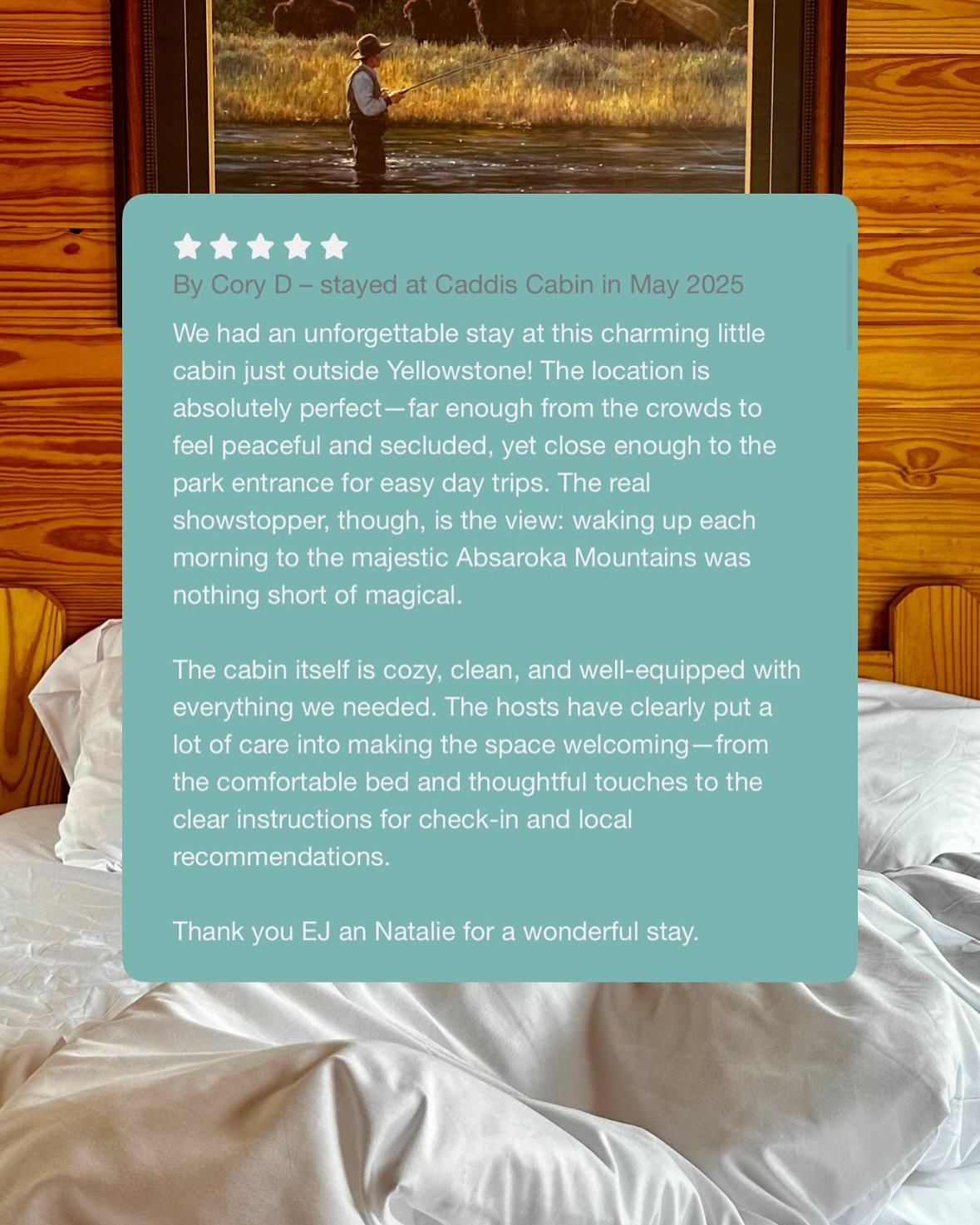 &ldquo;Nothing short of magical.&rdquo; ✨🥹

We love hearing how much our guests enjoy the peaceful setting, thoughtful touches, and unforgettable mountain views at Yellow Stonefly Cabins.

🦬 Just 35 minutes from the north entrance of Yellowstone
🏠