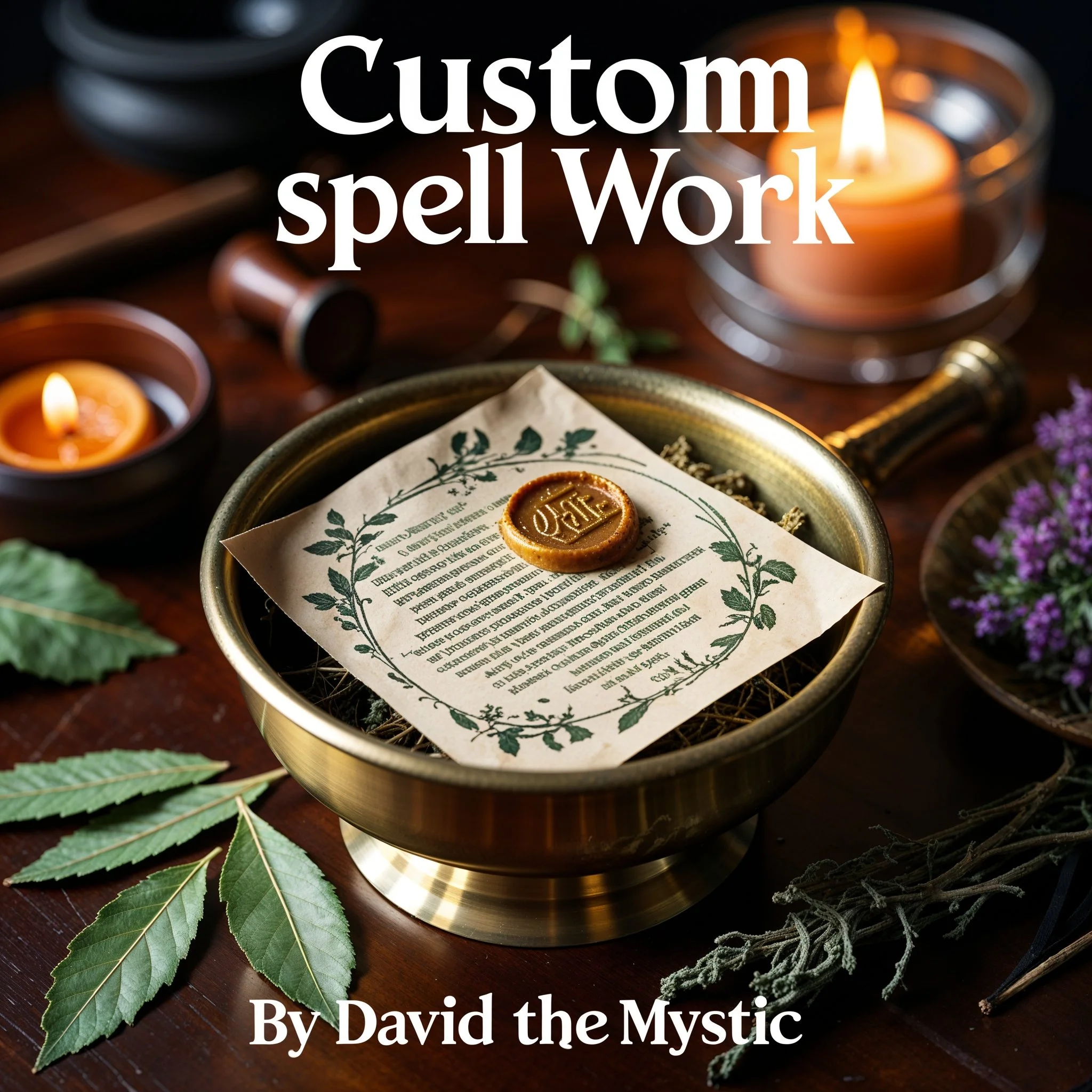 Custom POWERFUL Spell work by my Dad David the Mystic