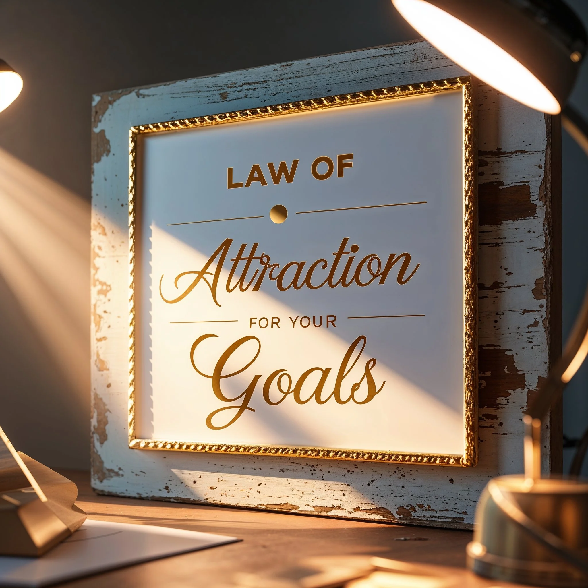 Law of attraction Manifest for your goals