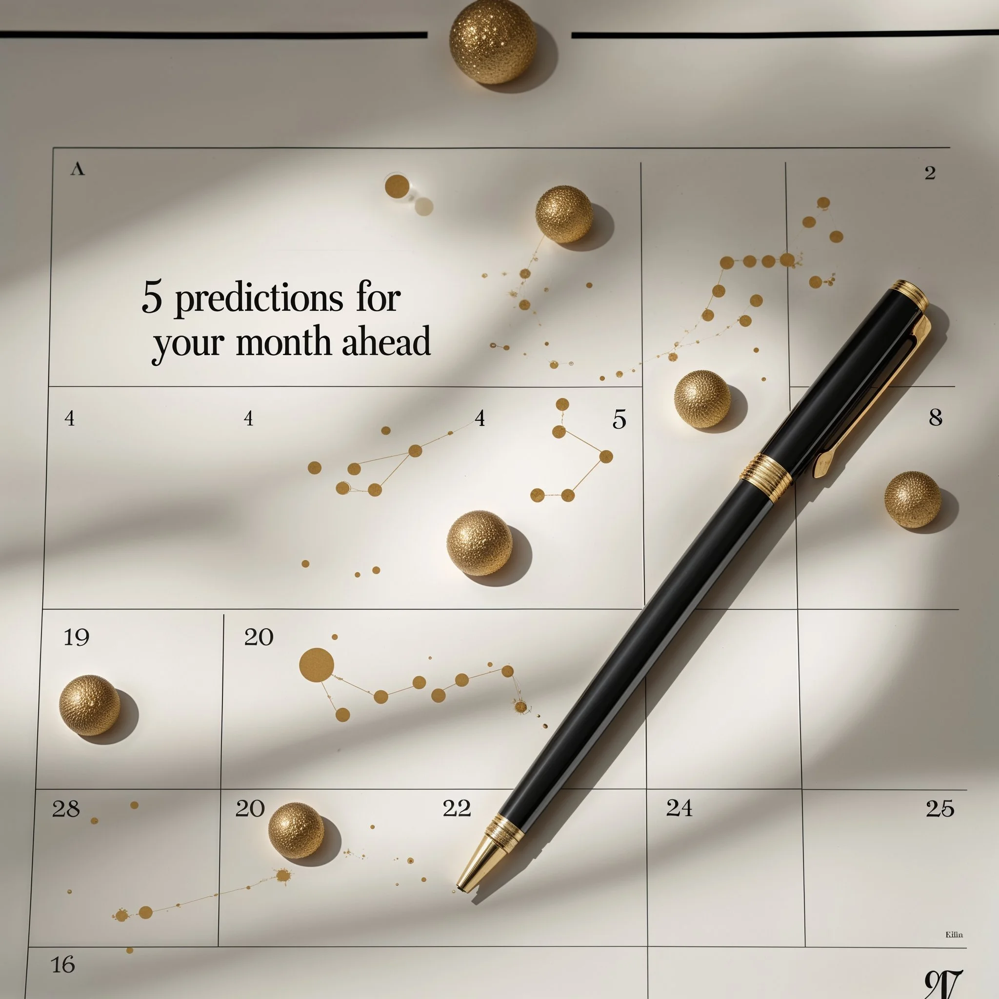 5 Predictions For Your Month Ahead!