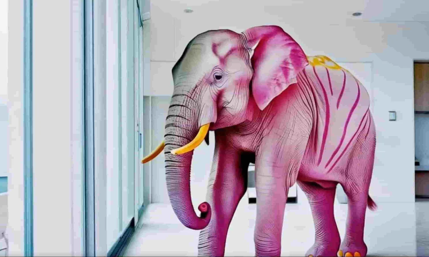 pediatric AI animation – therapeutic storytelling Therapeutic pediatric AI animation with an elephant character for patient instruction and anxiety reduction