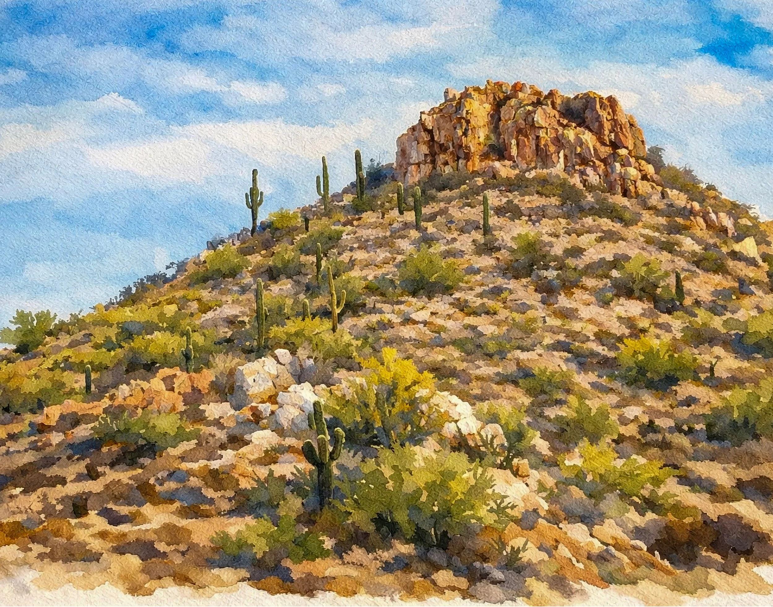 Rock Knob Digital Watercolor by Clifford Jones 2026.jpg