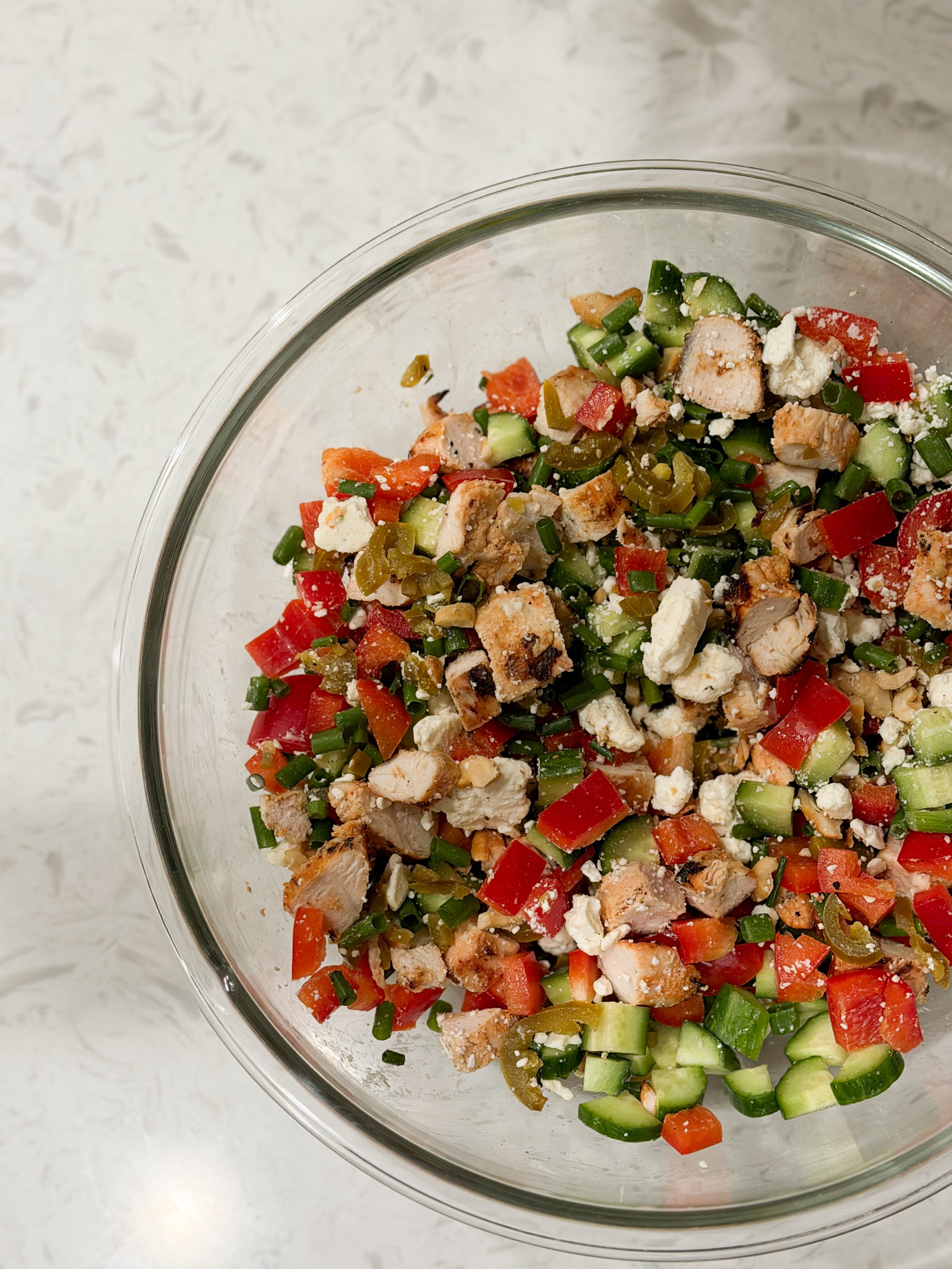 Buffalo Chopped Chicken Salad
