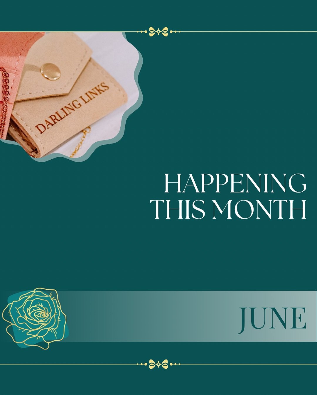 J U N E ☀️

Meet me in Midtown this month as I finalize my setup space, located inside @stilnova.co 💚

Whether you&rsquo;re prepping for summer travels or expecting visitors, it&rsquo;s the perfect time to treat yourself (or them)⛓️&zwj;💥

✨ Specia