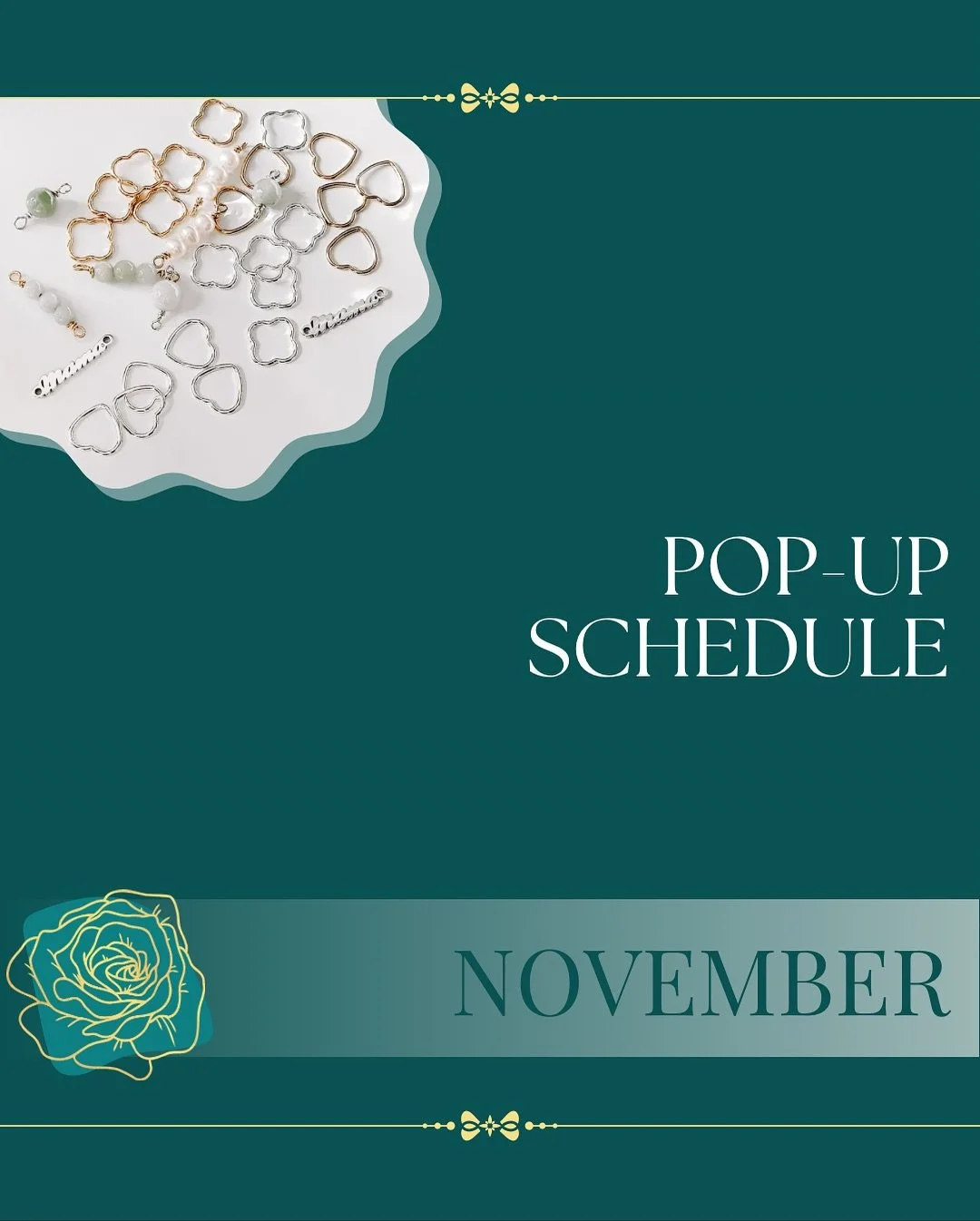 N O V E M B E R 🍁
October flew by but November came in loaded from fall festivities to holiday pop-ups 🛍️ 
Can’t meet me at an event? Appointments at the studio are available to help you relax & stay out the breeze 🍂 Message me or link