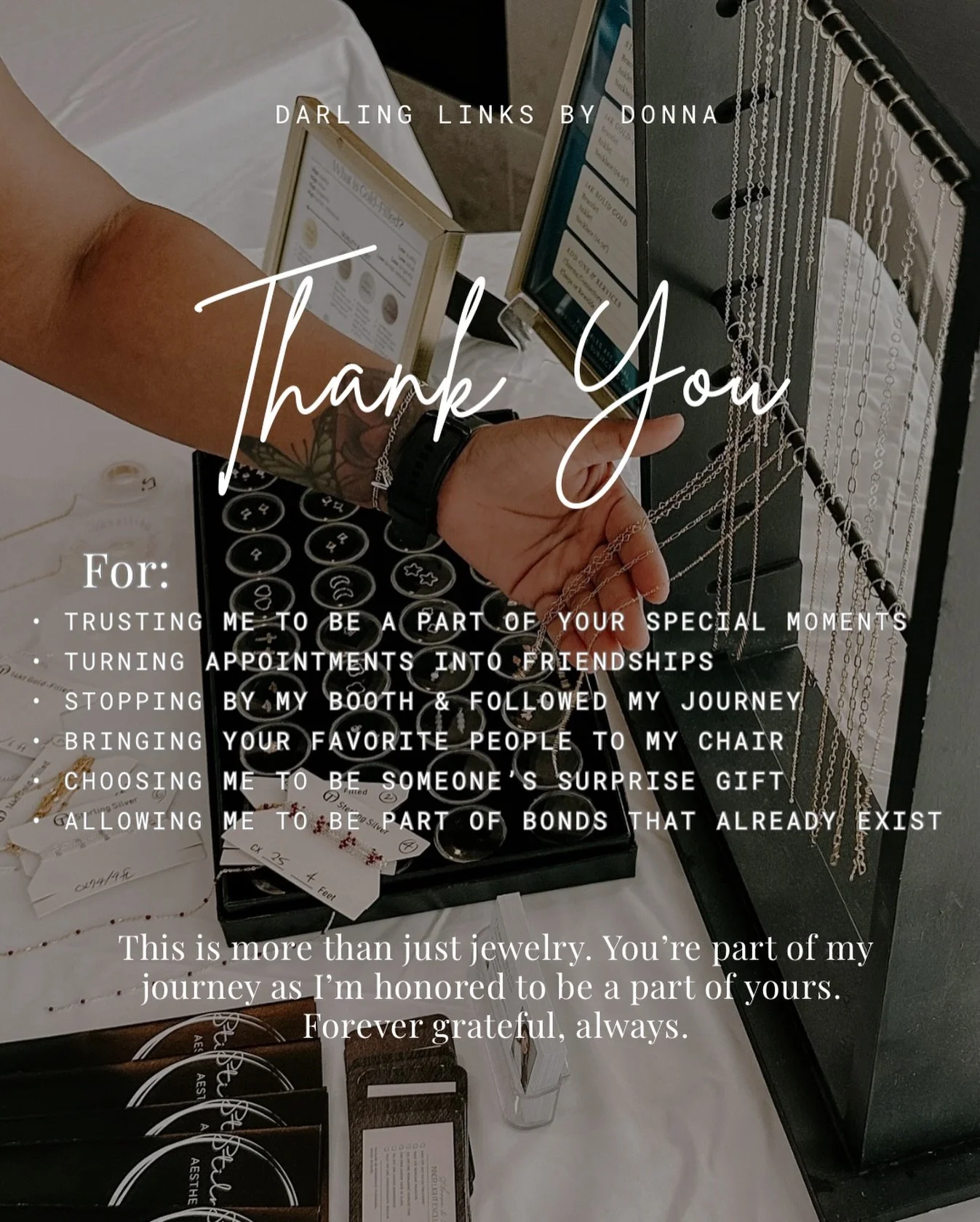 &amp; the list goes on 💖

The support this year has been INSANE! I can&rsquo;t say thank you enough. The support, referrals, collaborations, tags &amp; shares were endless &amp; I&rsquo;m forever grateful 🫶

Thank you from the bottom of my heart fo