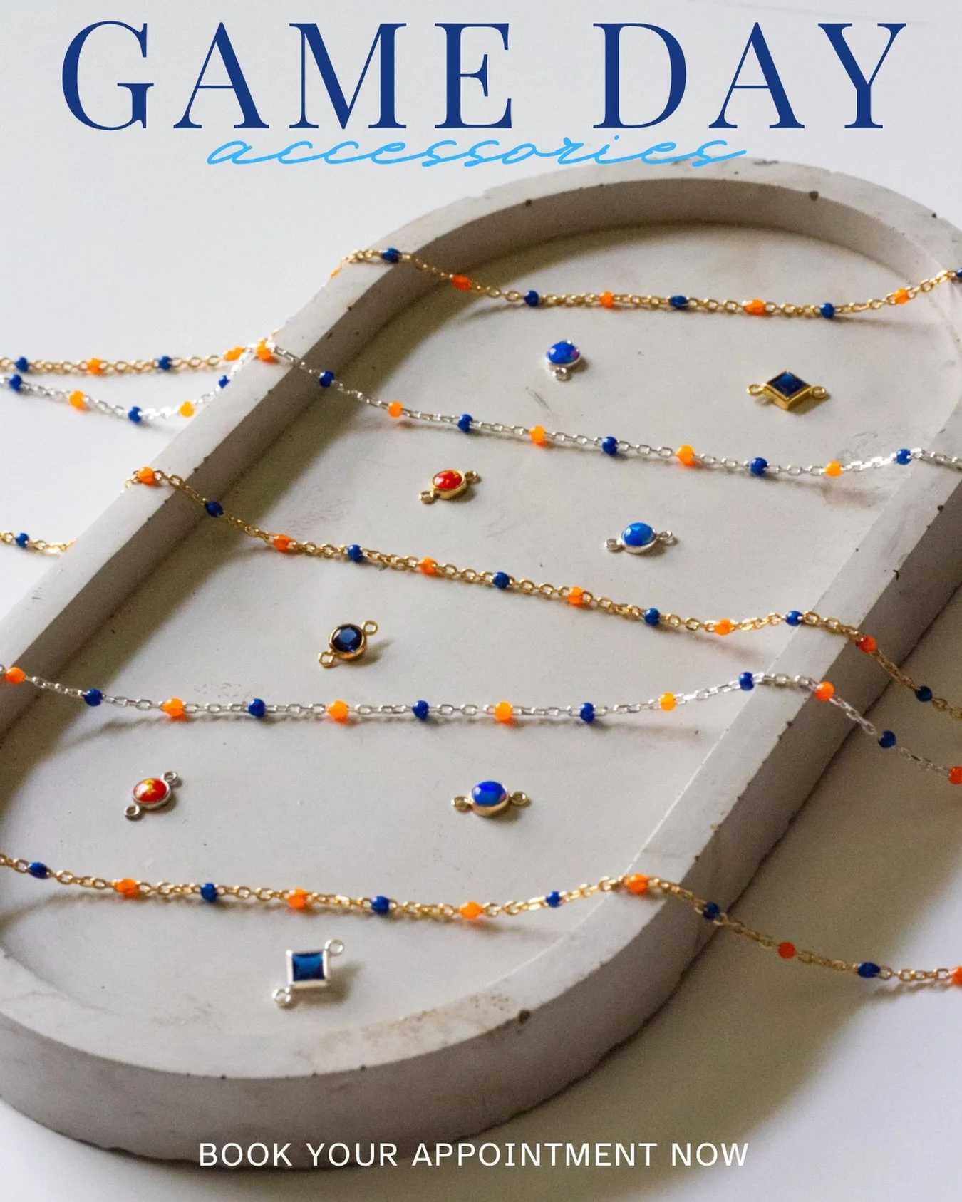 Game 1 energy = SECURED 💙🧡

The @okcthunder has set the tone for the semifinals! ⚡️🏀

Celebrating the win the best way we know how&mdash; with chains that match the moment. Who&rsquo;s repping blue &amp; orange with me? 👀

Limited Thunder-themed 
