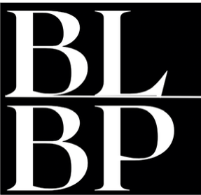 Bottom Line Business Planning logo. Bottom Line Business Planning is a profitability consulting company to dental practice owners. Black and white logo with the letters BL in the top half and BP in the bottom half, separated by a diagonal line.