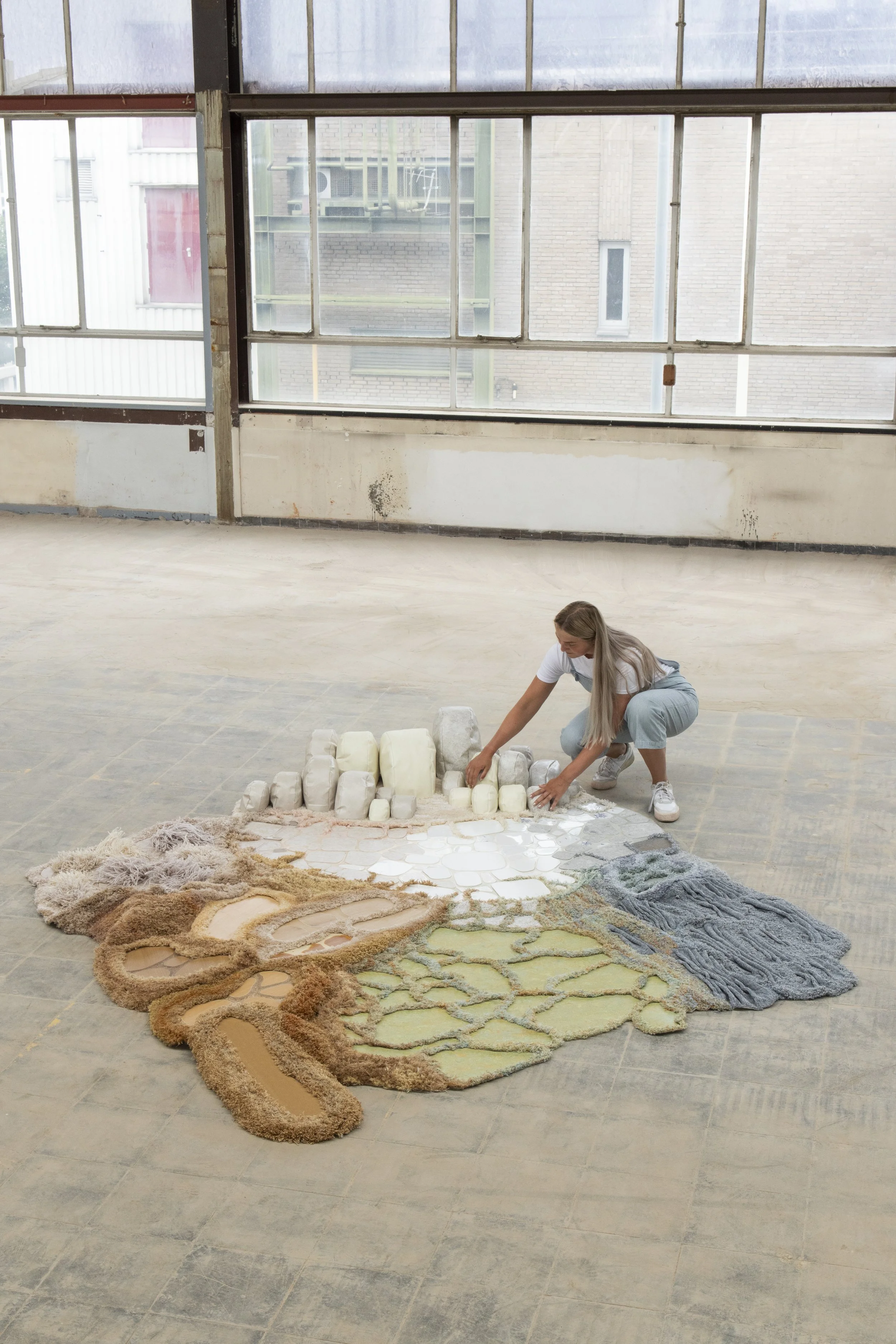 Molten Memories carpet by Sarah Roseman at Salon Veneman