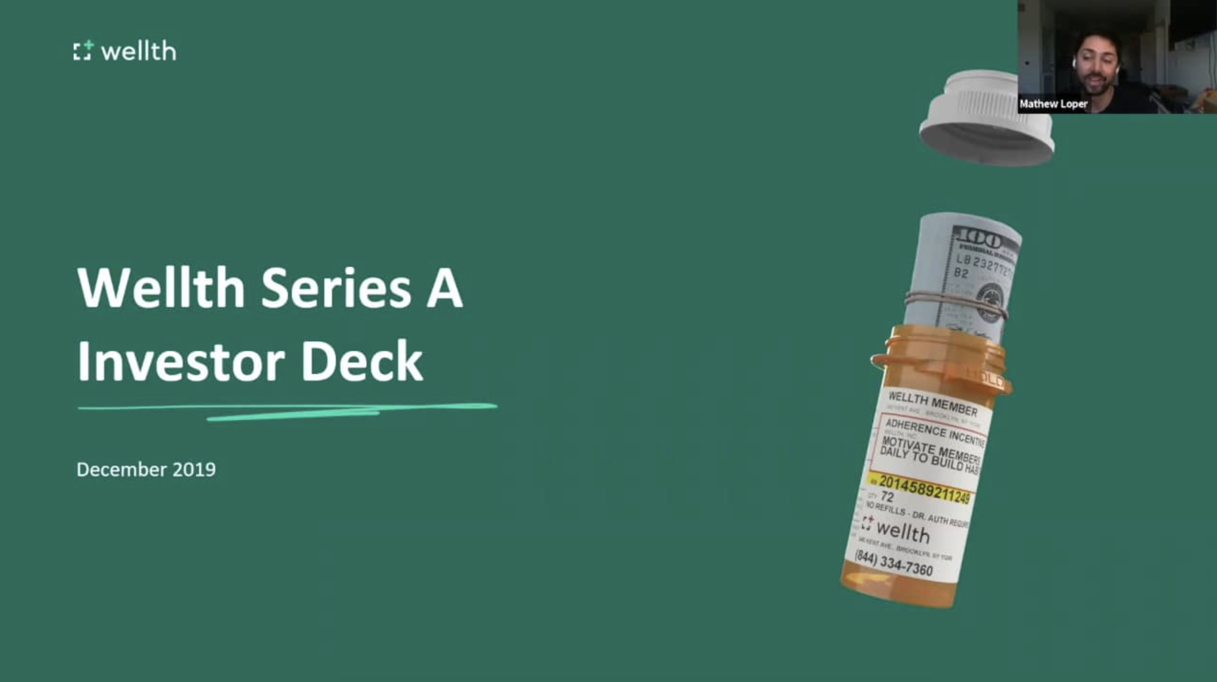 Wellth Pitch Call and Q&A